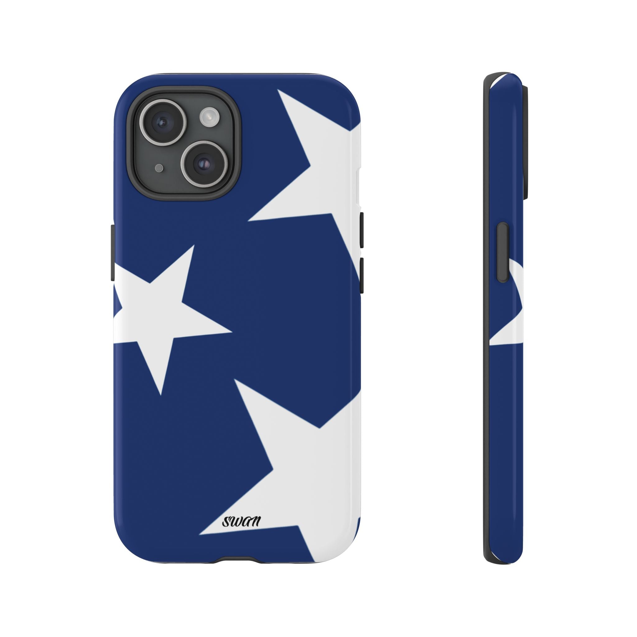 Star Bloom (White in Blue)