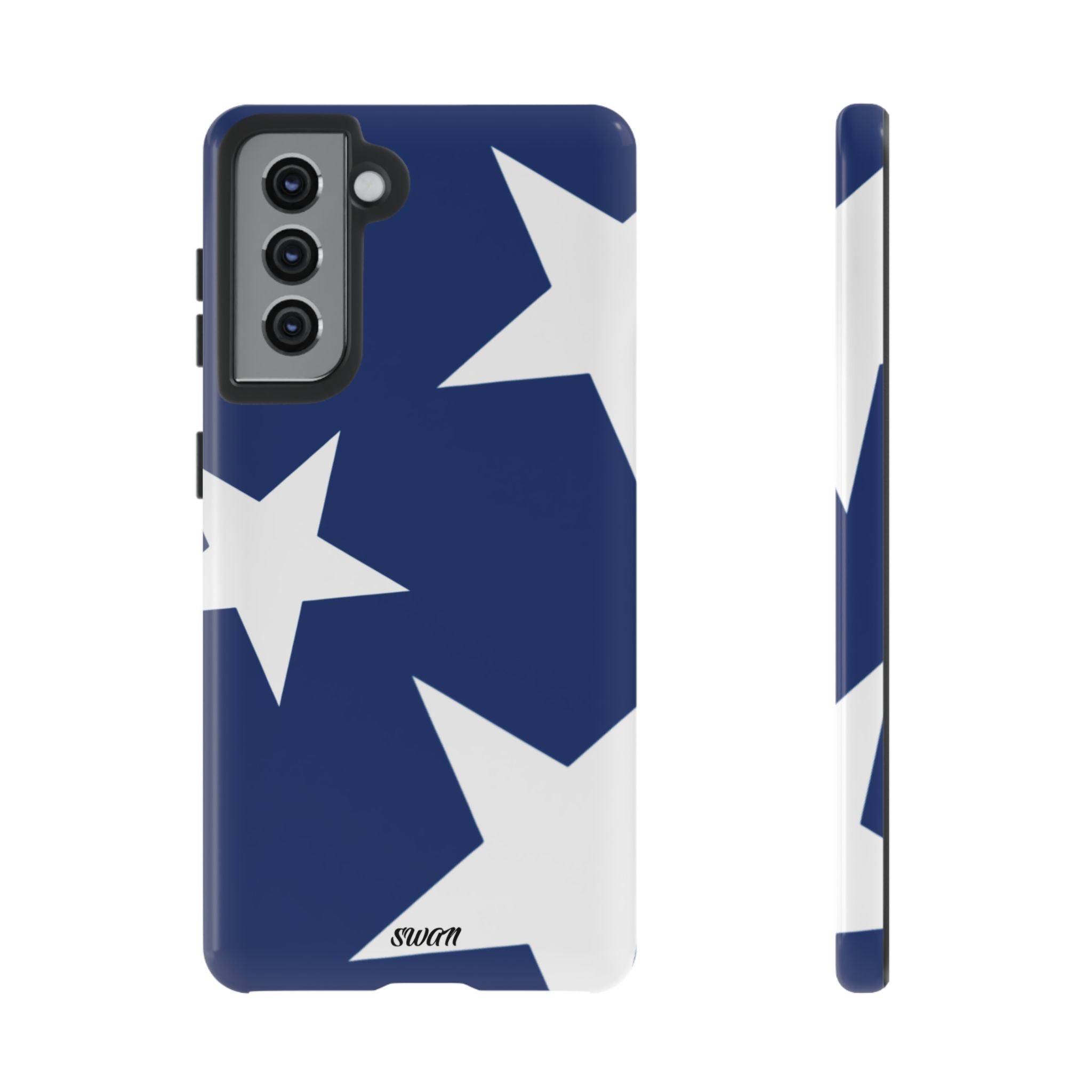 Star Bloom (White in Blue)