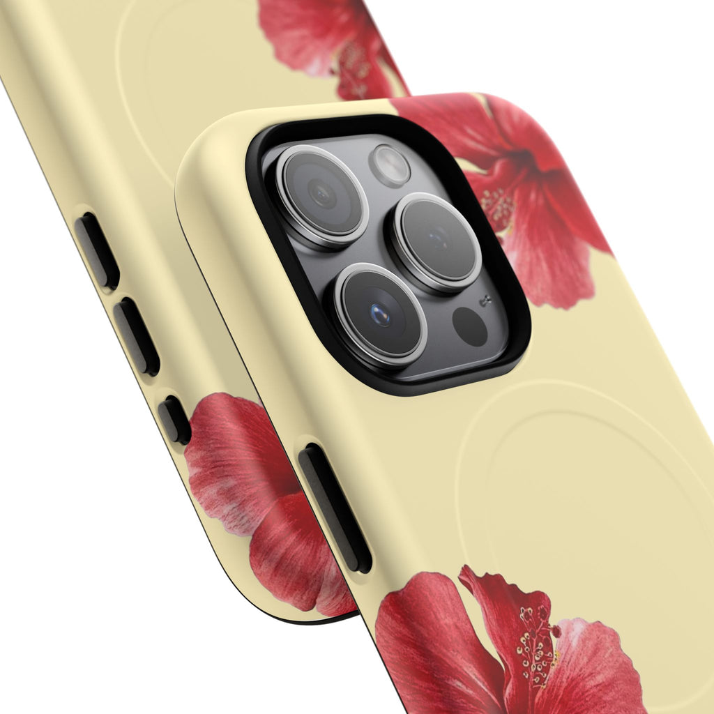 Hibiscus floral (Jaune tendre) (Magsafe)