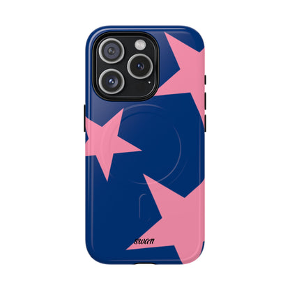 Star Bloom (Pink in Blue) (Magsafe) - Swan