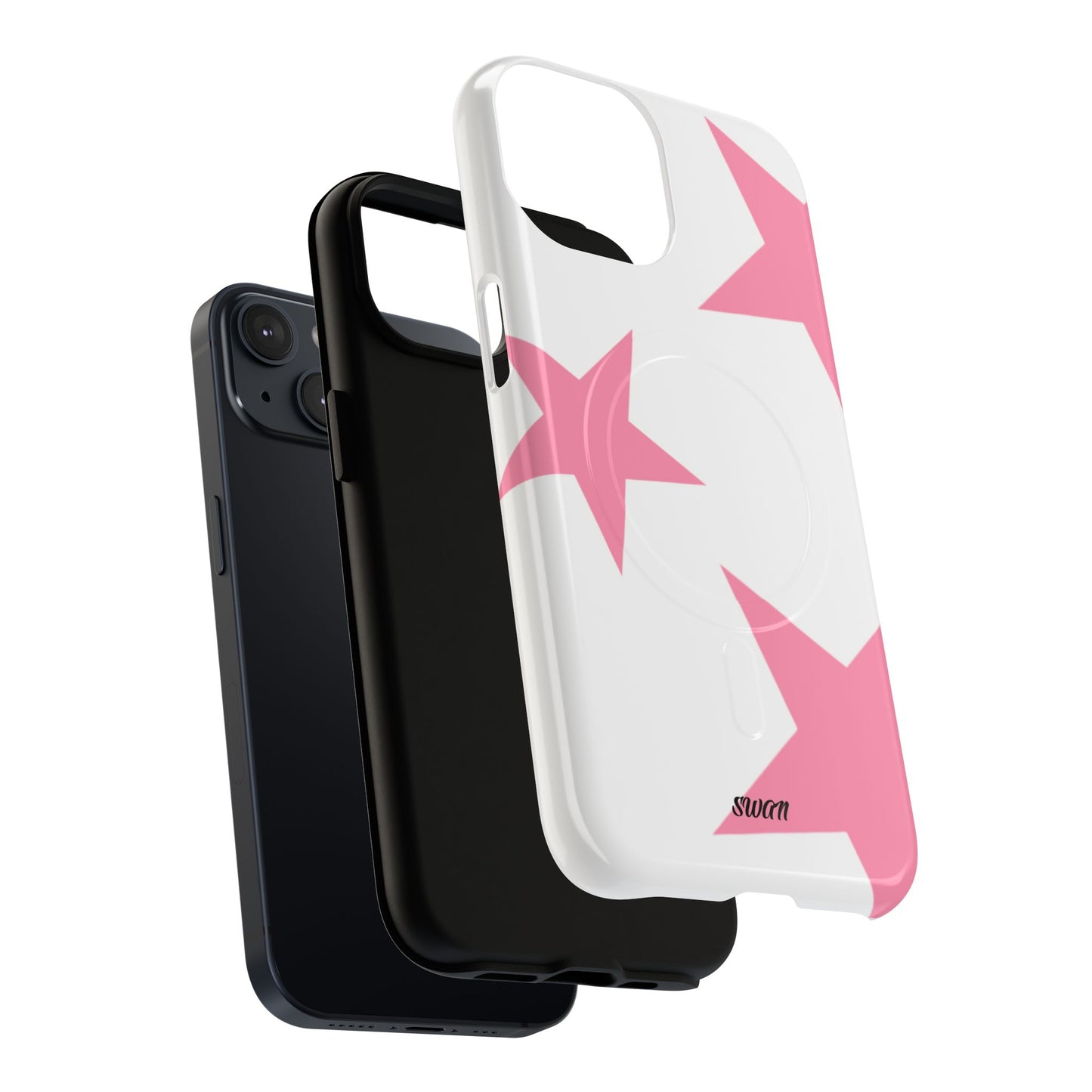 Star Bloom (Pink in White) (Magsafe) - Swan