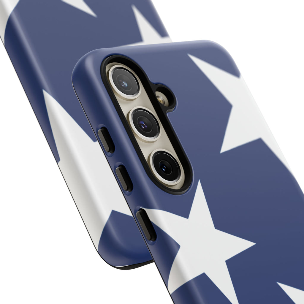 Star Bloom (White in Blue)