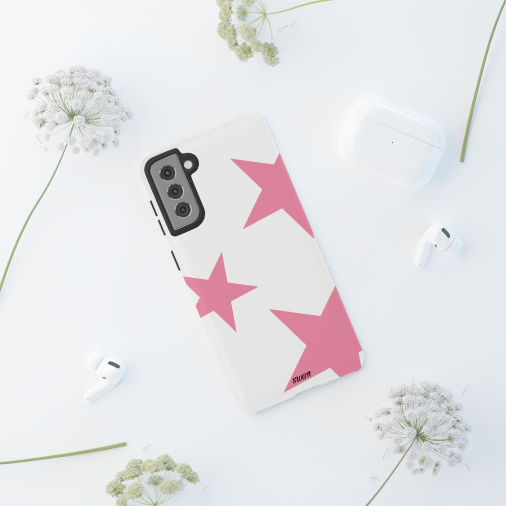 Star Bloom (Pink in White)