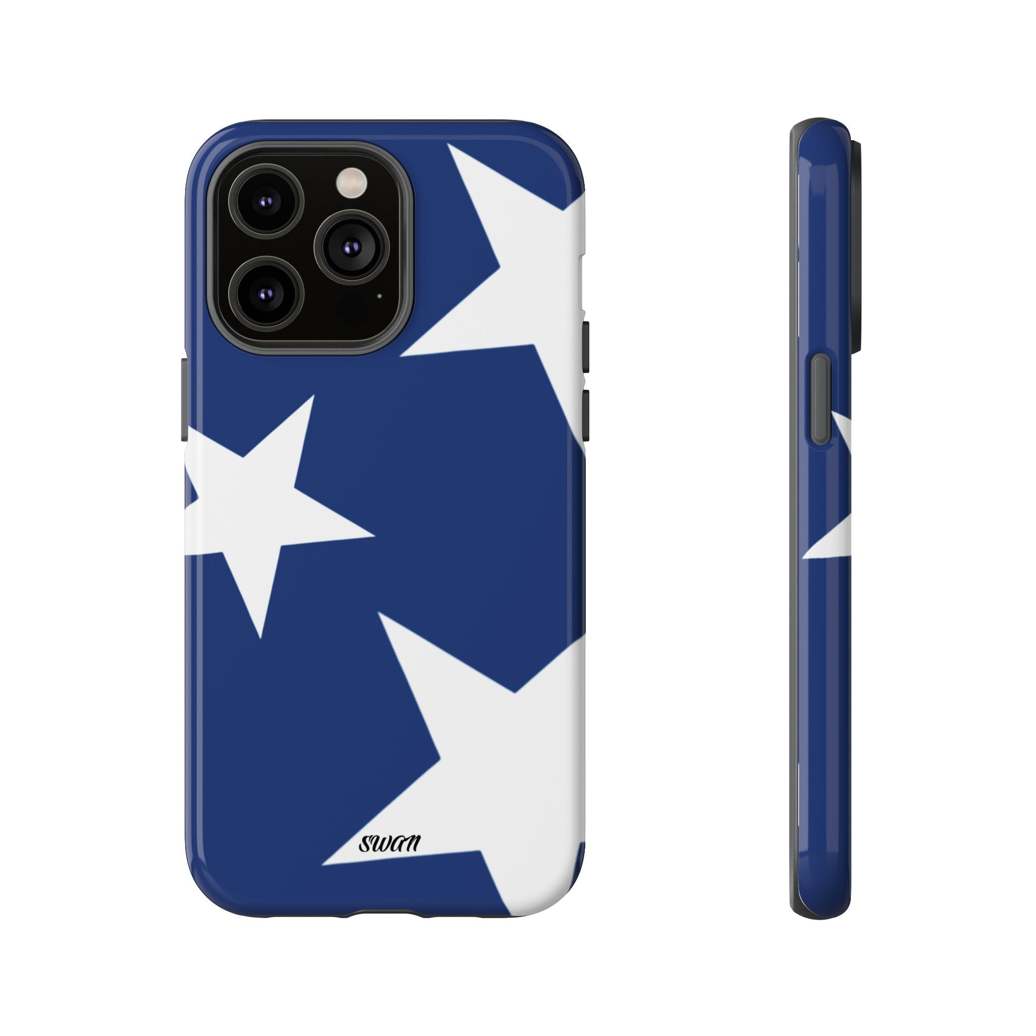 Star Bloom (White in Blue)