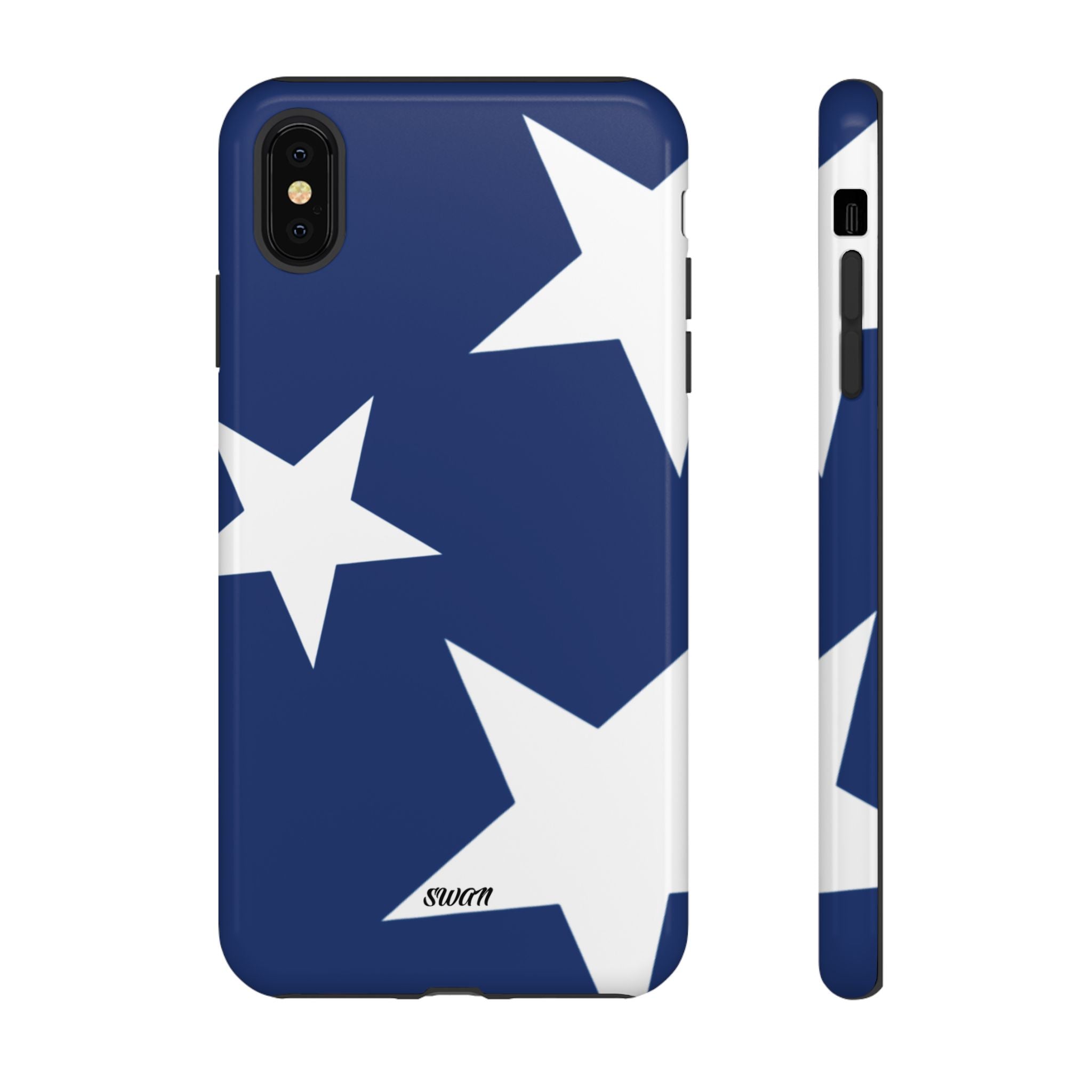 Star Bloom (White in Blue)