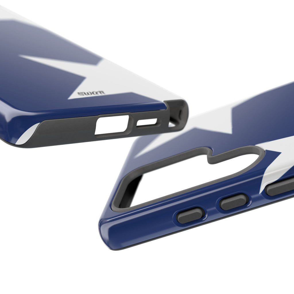 Star Bloom (White in Blue)