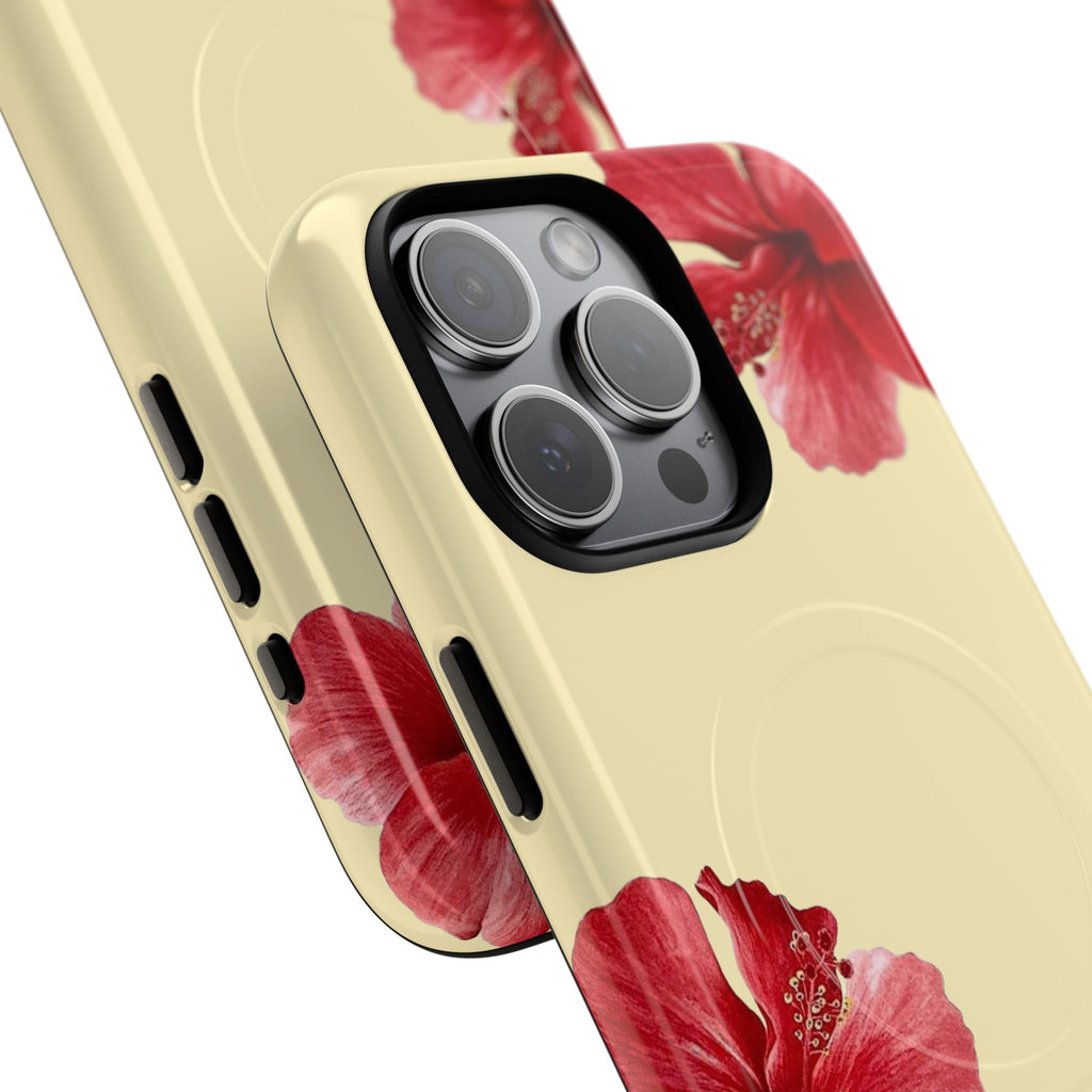 Hibiscus floral (Jaune tendre) (Magsafe)