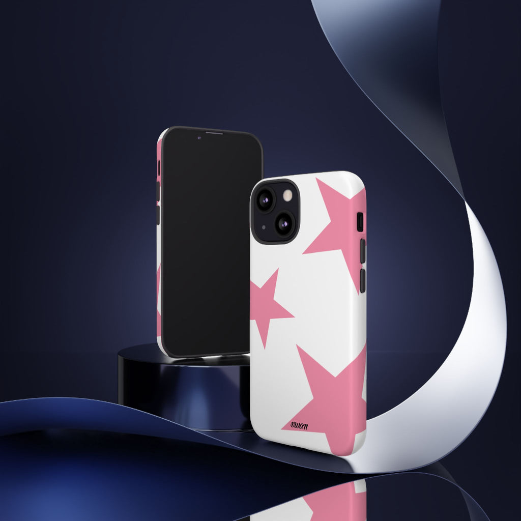 Star Bloom (Pink in White)