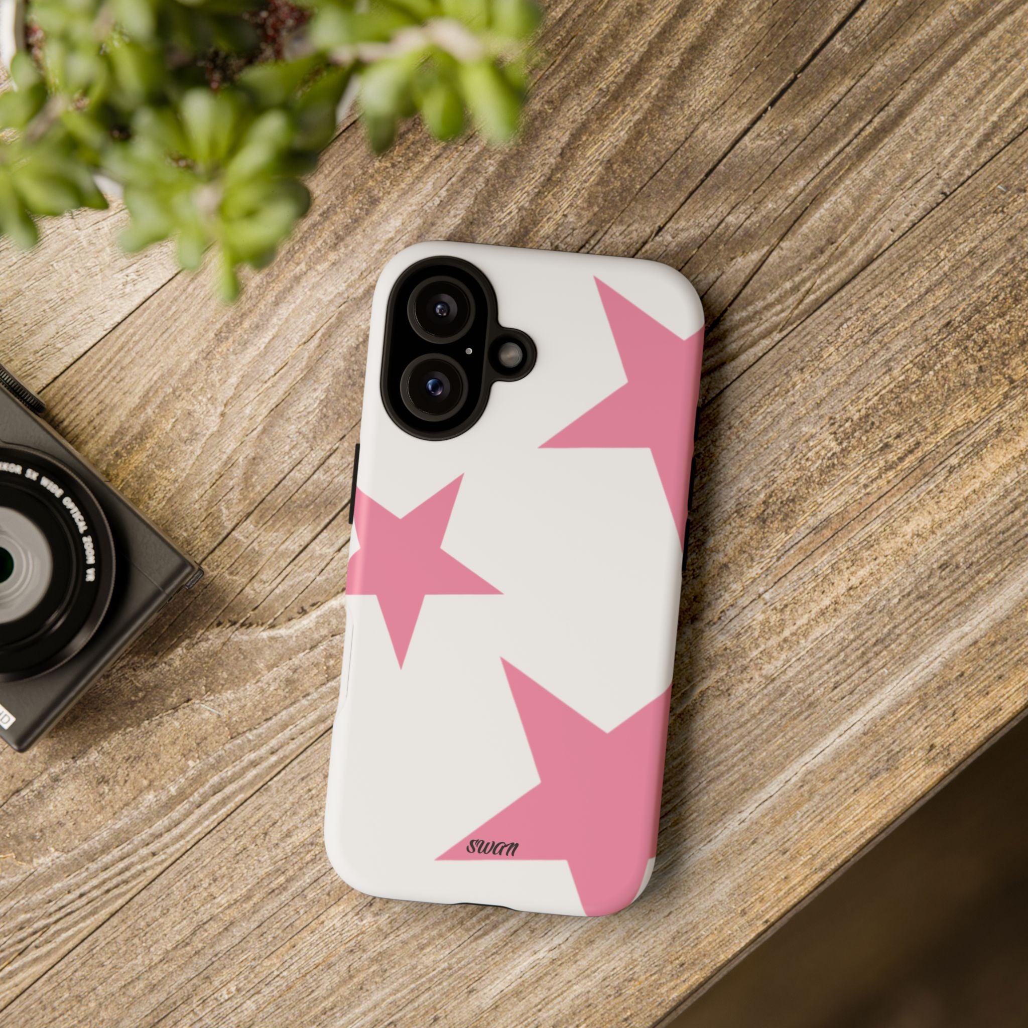 Star Bloom (Pink in White)