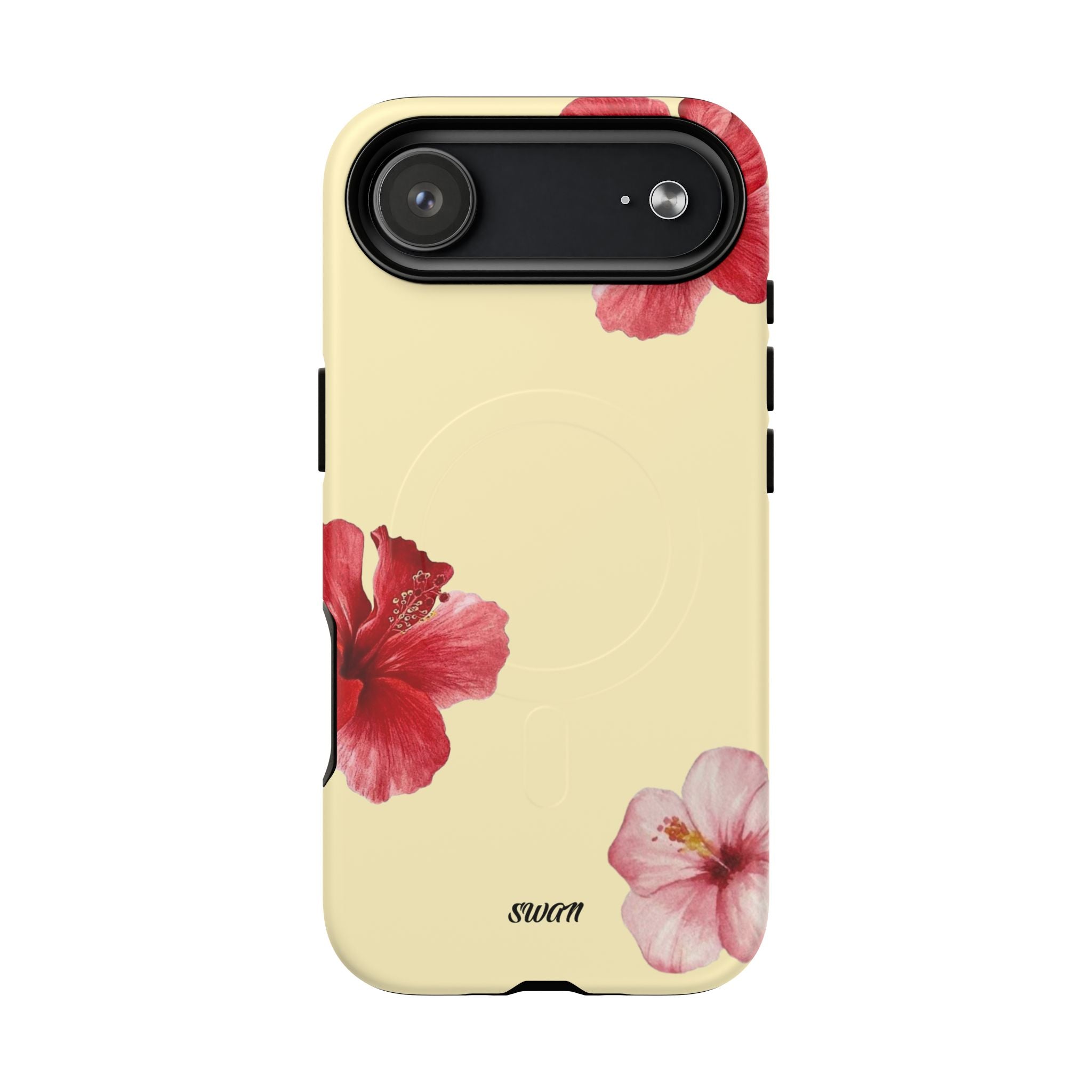 Hibiscus floral (Jaune tendre) (Magsafe)