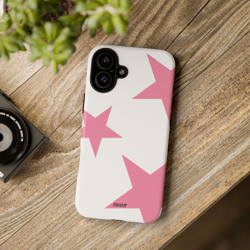 Star Bloom (Pink in White)