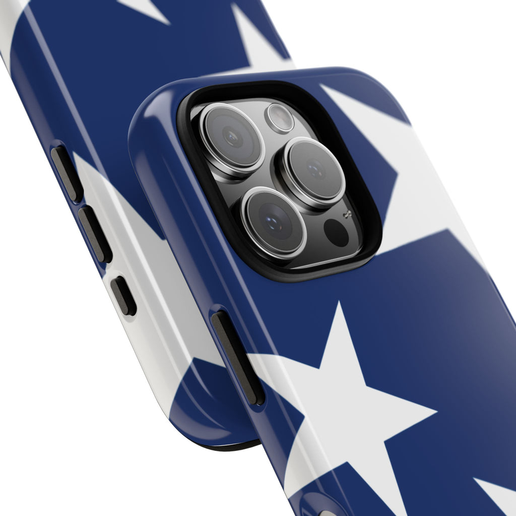 Star Bloom (White in Blue)