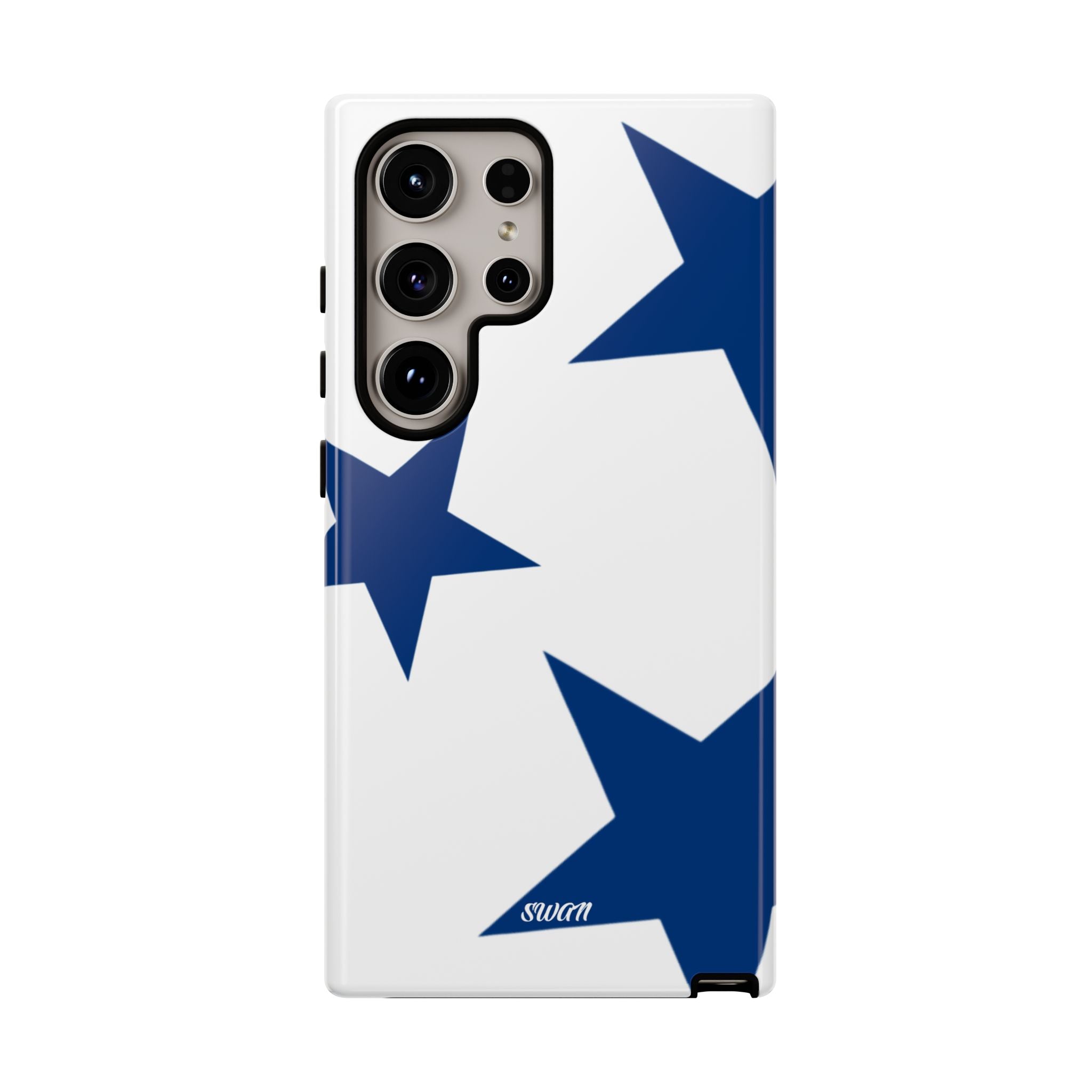 Sternenblüte (Blau in Weiß)