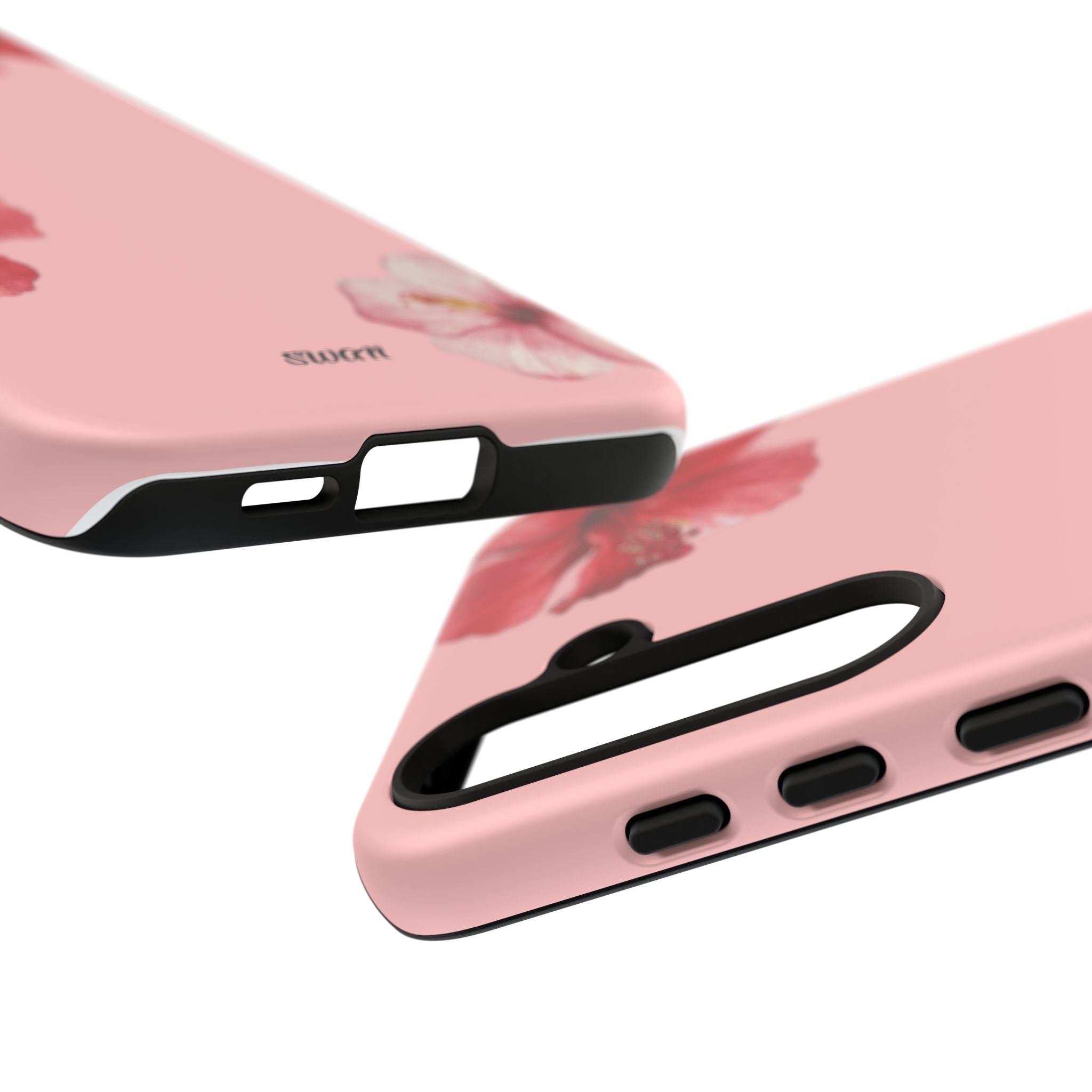 Blühender Hibiskus (Rosa)