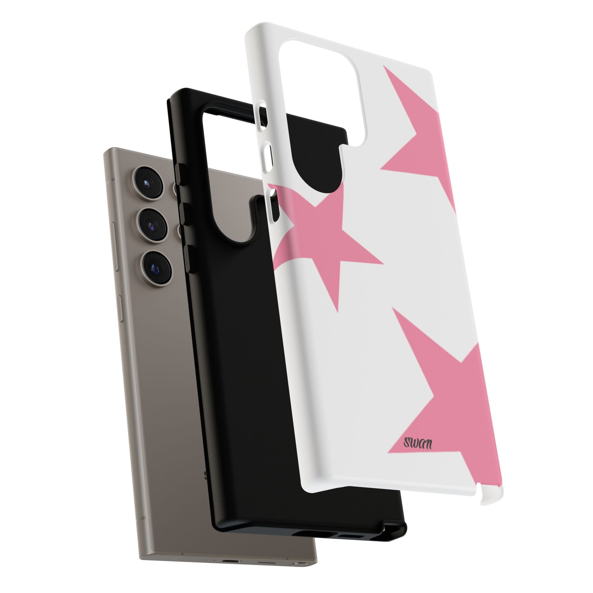 Star Bloom (Pink in White)