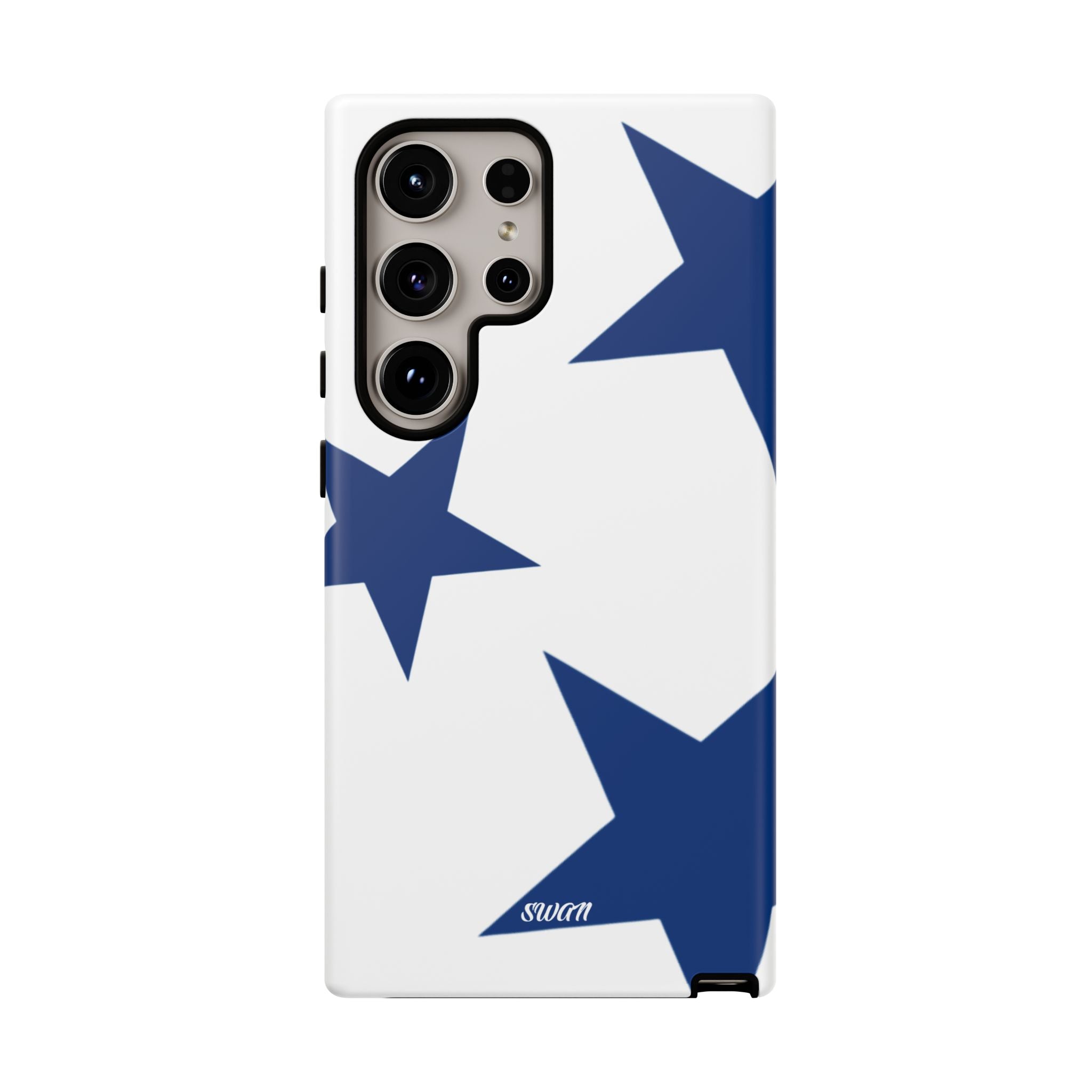 Sternenblüte (Blau in Weiß)