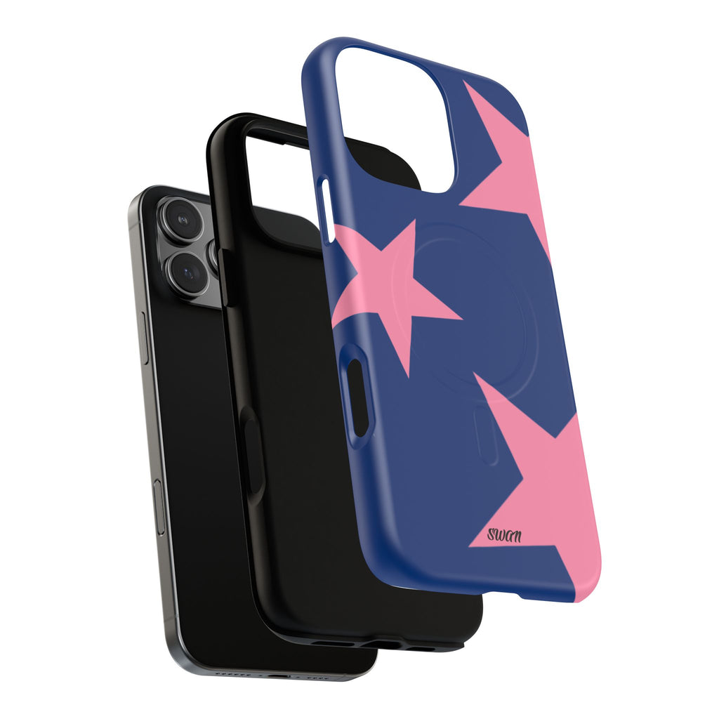Star Bloom (Pink in Blue) (Magsafe)