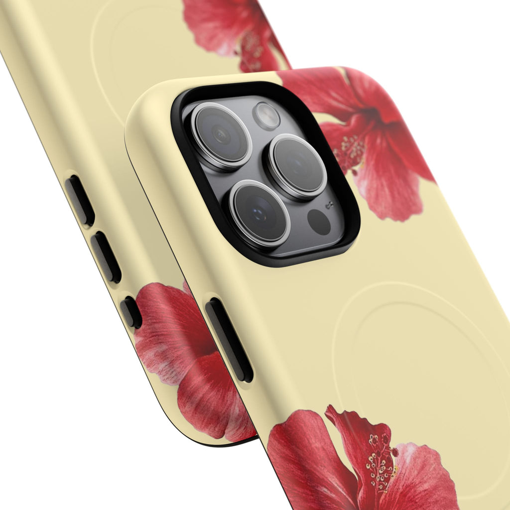 Hibiscus floral (Jaune tendre) (Magsafe)