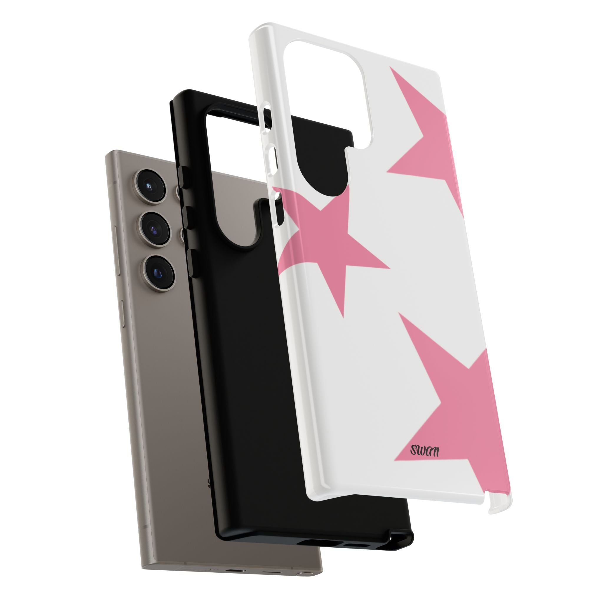 Star Bloom (Pink in White)