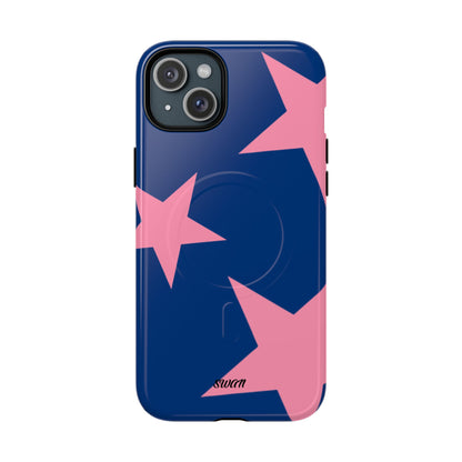 Star Bloom (Pink in Blue) (Magsafe) - Swan