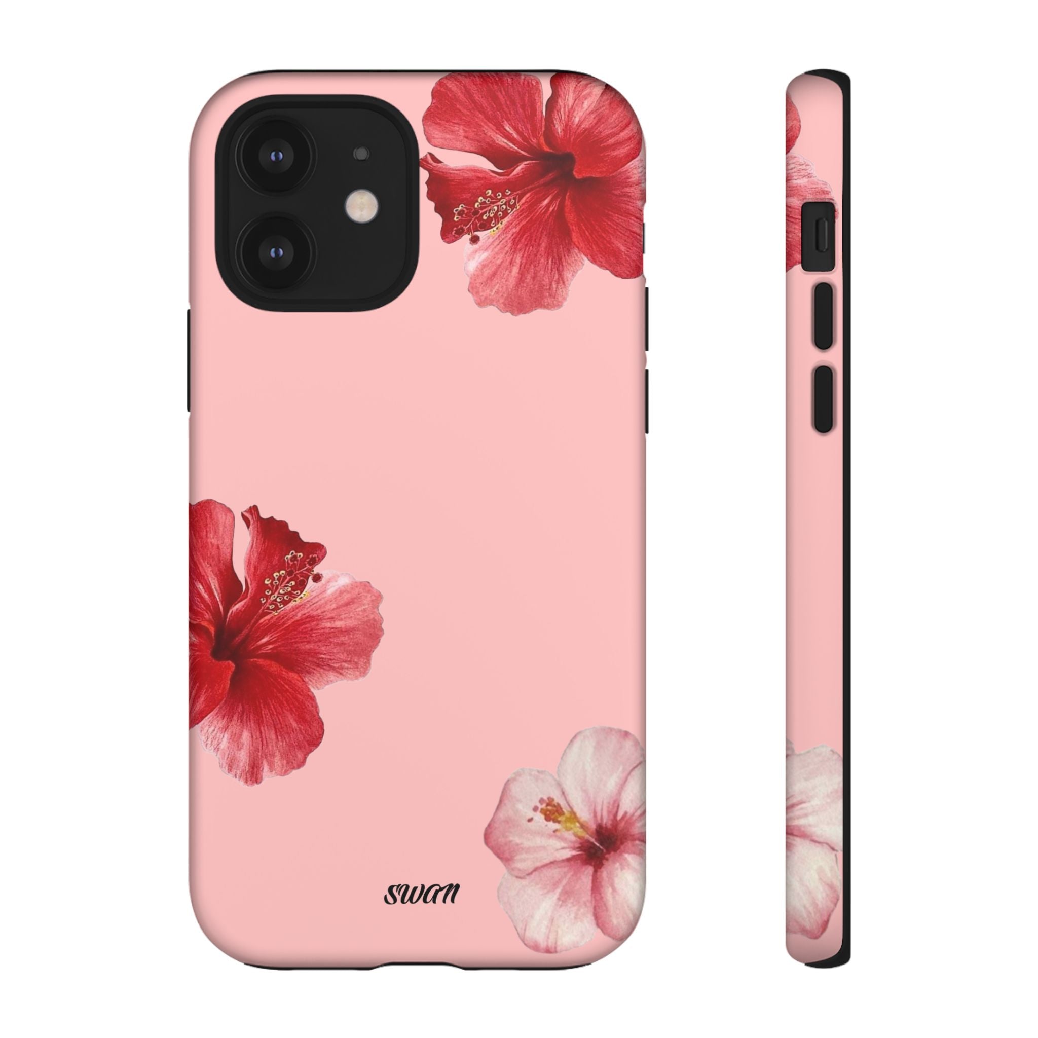 Blühender Hibiskus (Rosa)