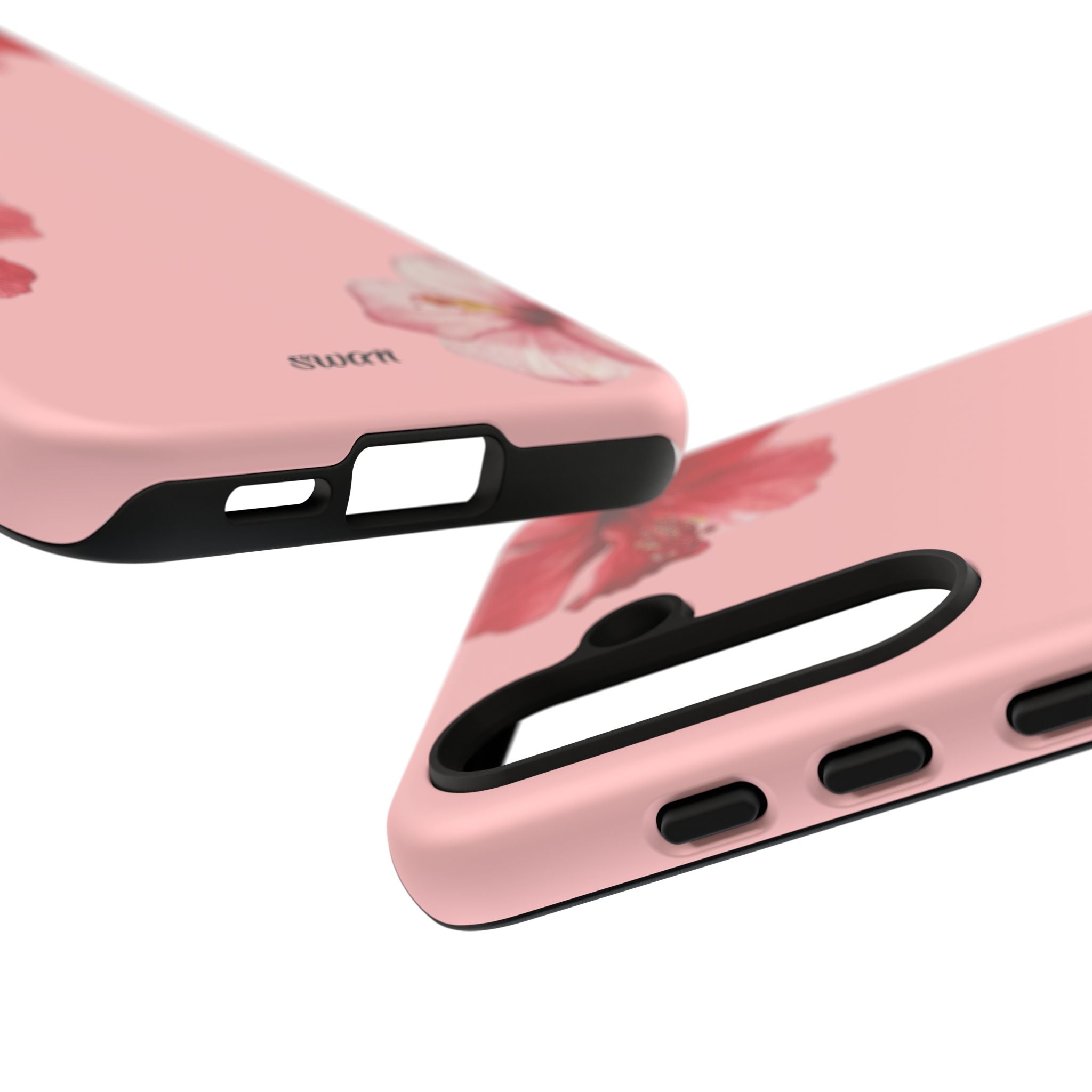 Blühender Hibiskus (Rosa)