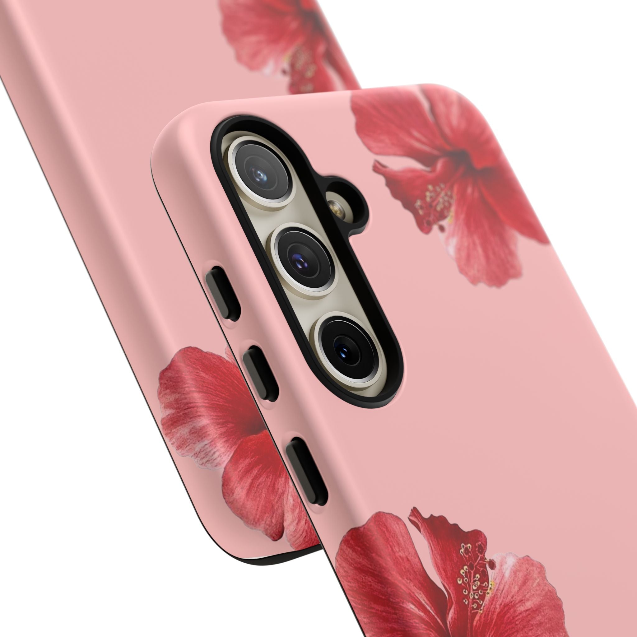 Blühender Hibiskus (Rosa)