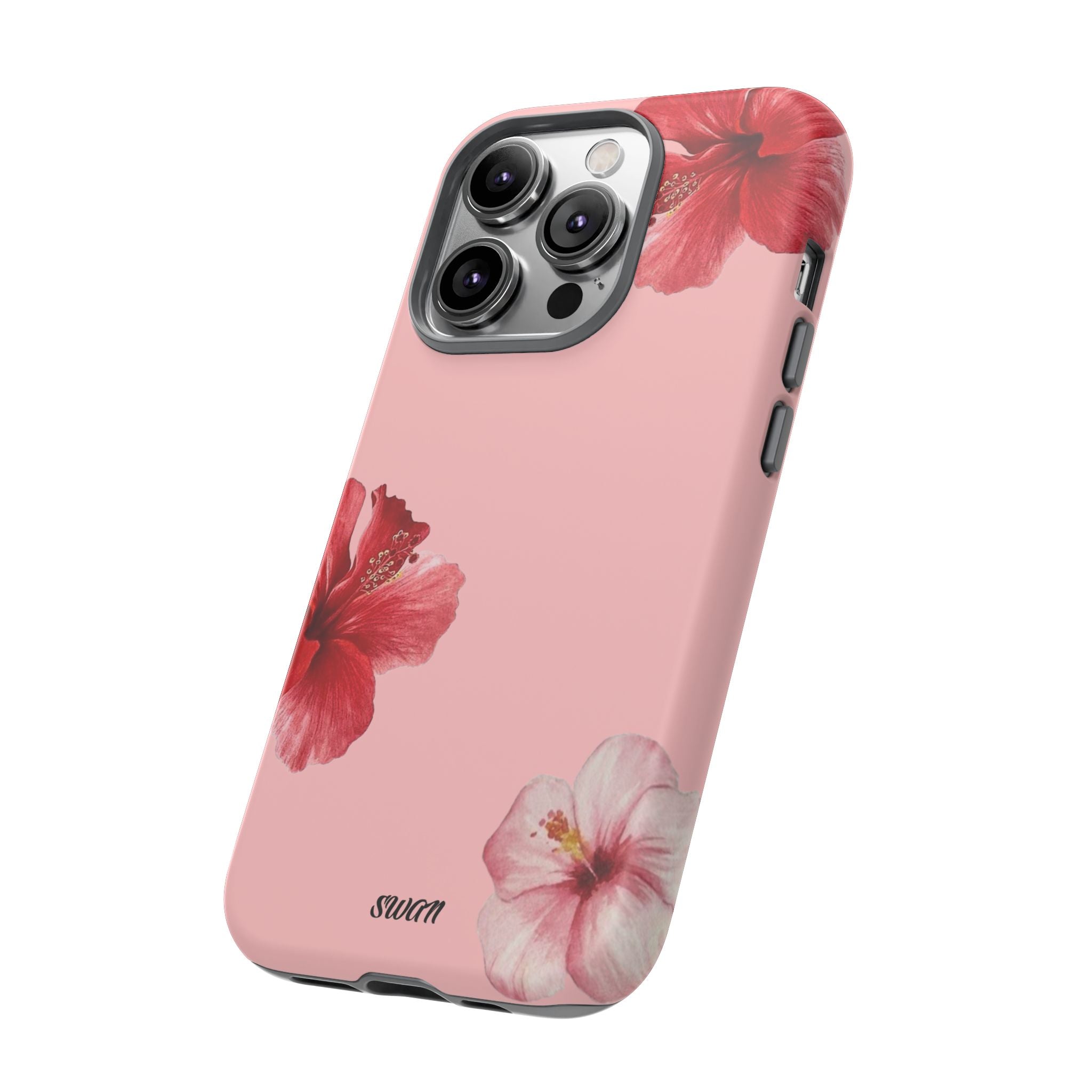 Blühender Hibiskus (Rosa)