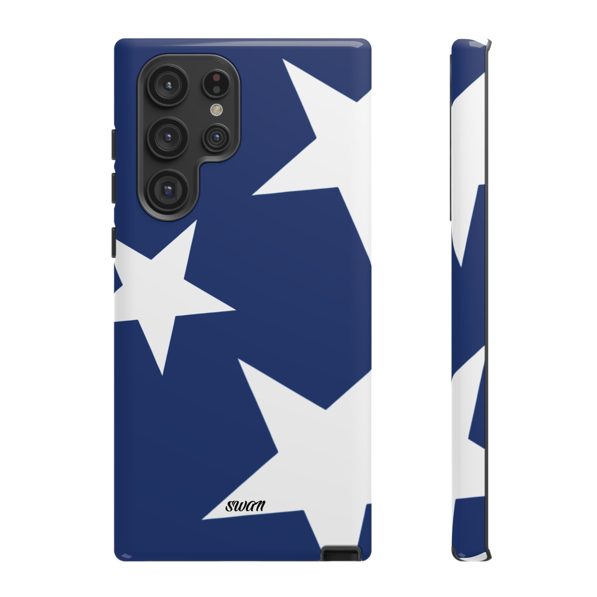 Star Bloom (White in Blue)