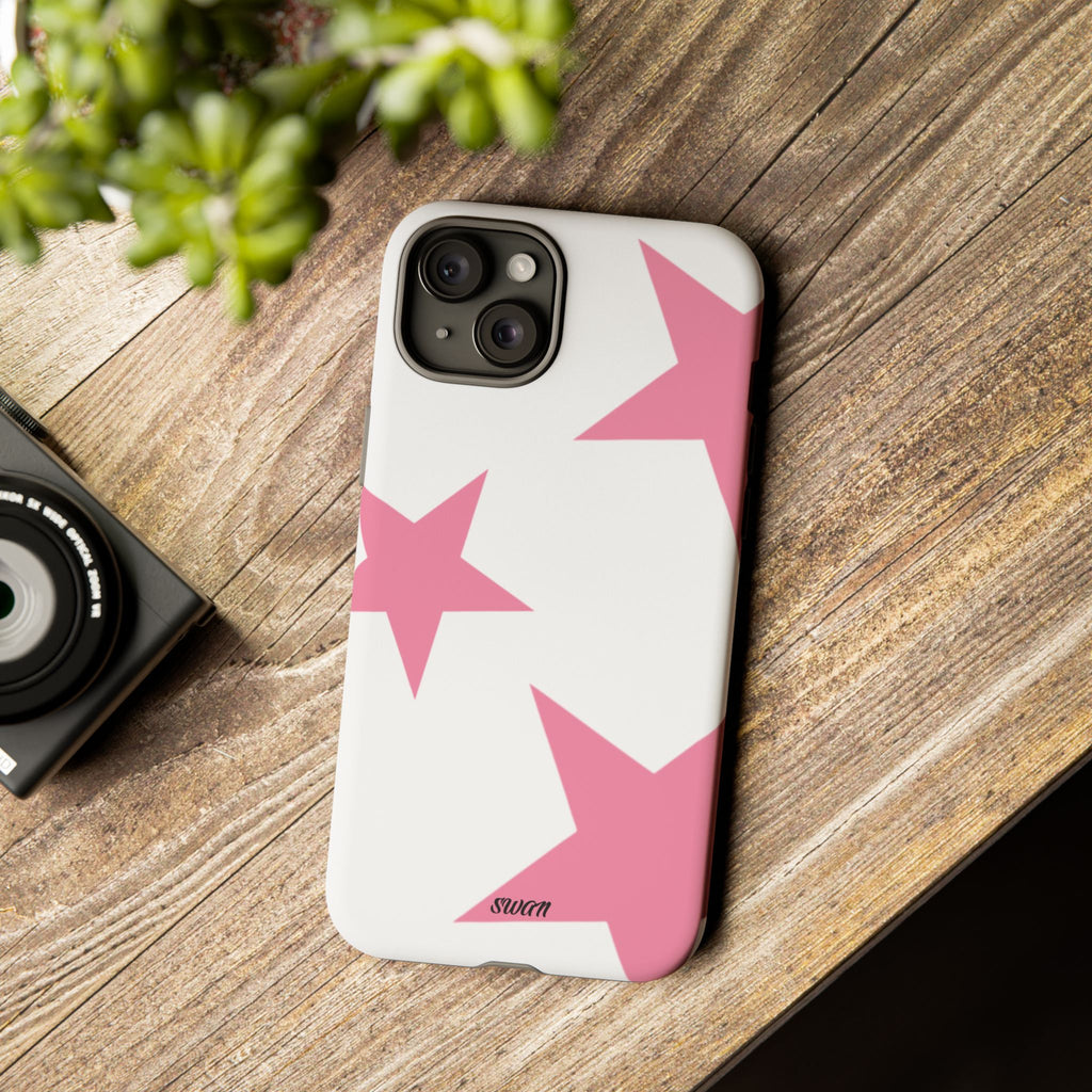 Star Bloom (Pink in White)