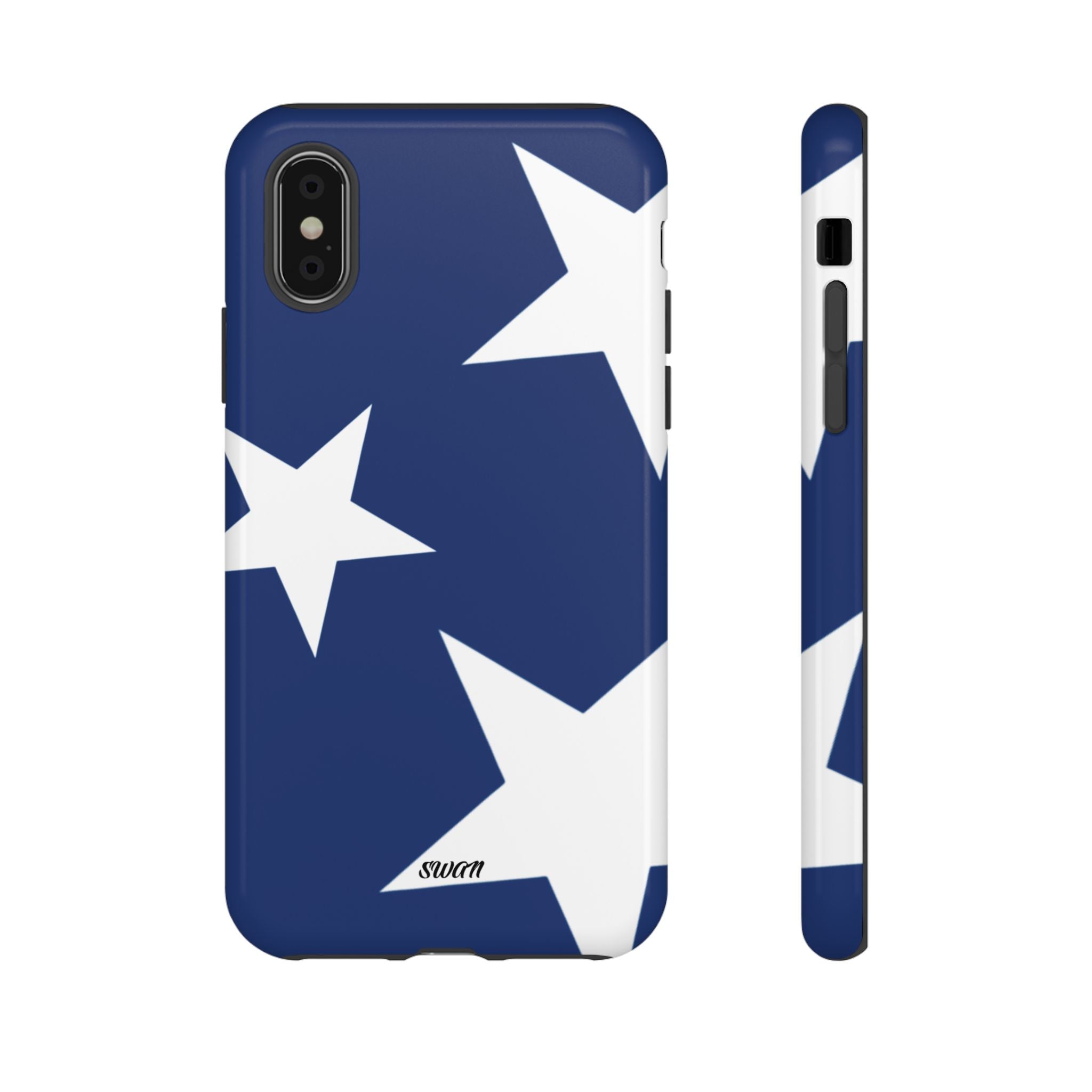 Star Bloom (White in Blue)