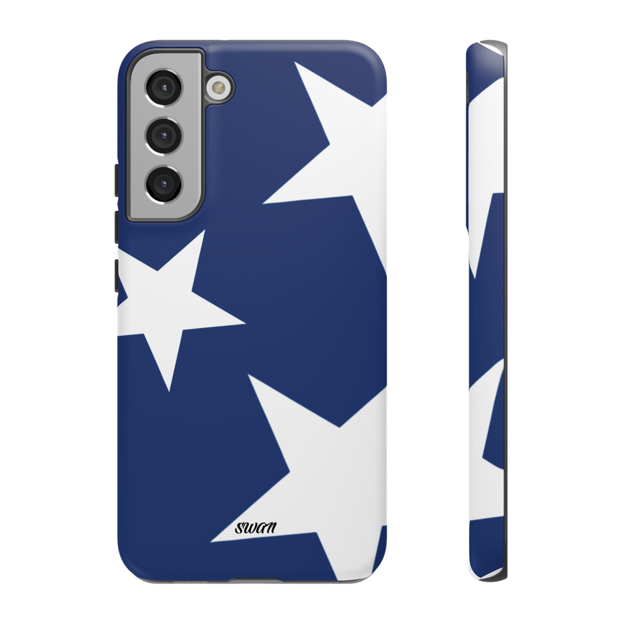 Star Bloom (White in Blue)