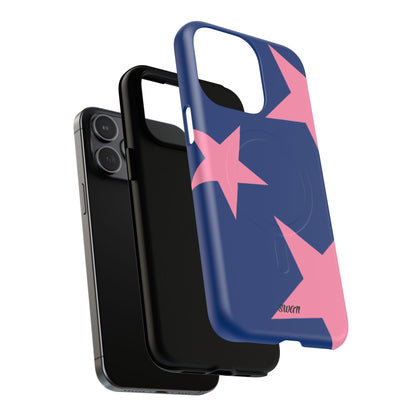 Star Bloom (Pink in Blue) (Magsafe) - Swan