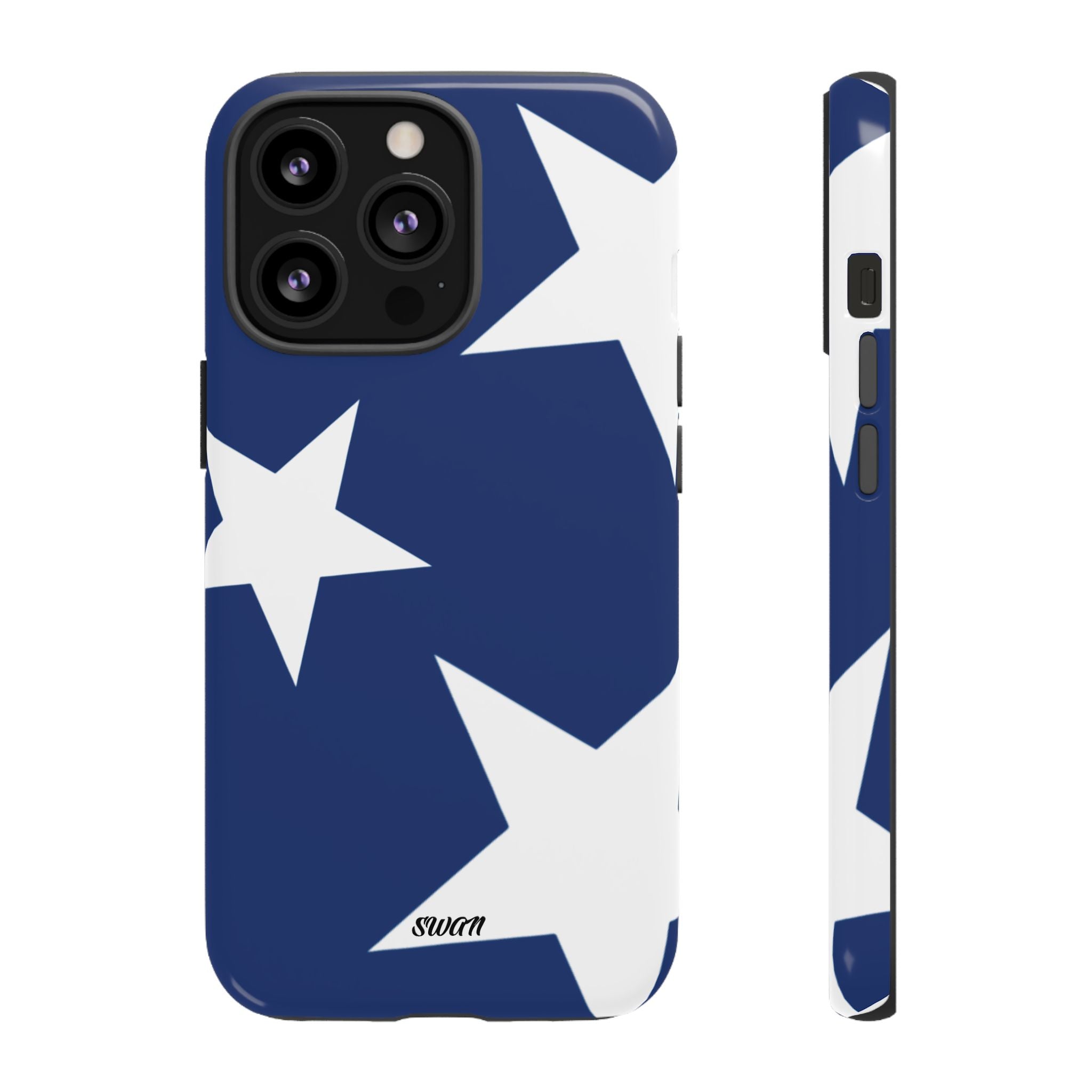 Star Bloom (White in Blue)