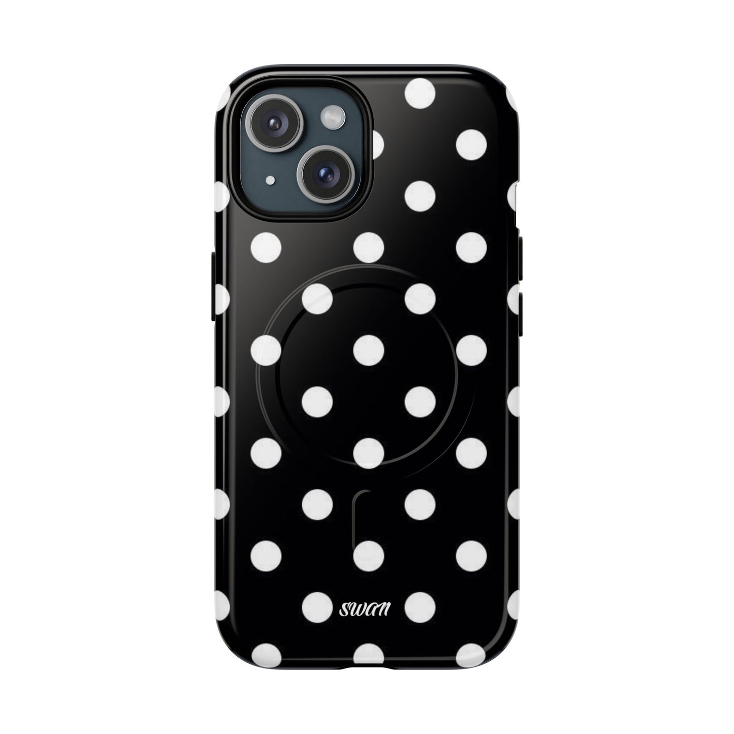 PolkaCrush BW (Magsafe) - Swan