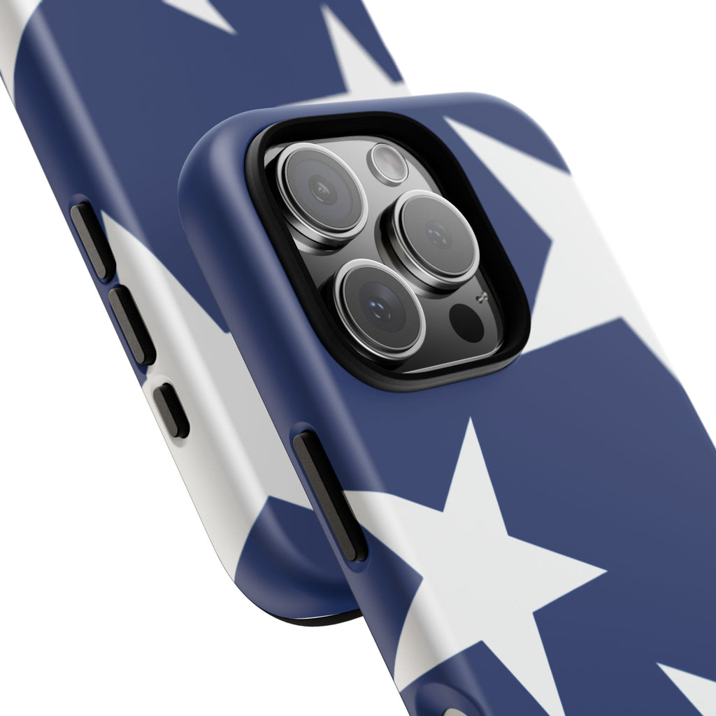 Star Bloom (White in Blue)