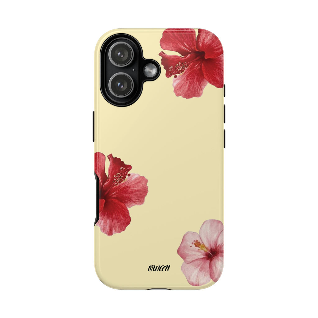 Hibiscus floral (Jaune tendre)