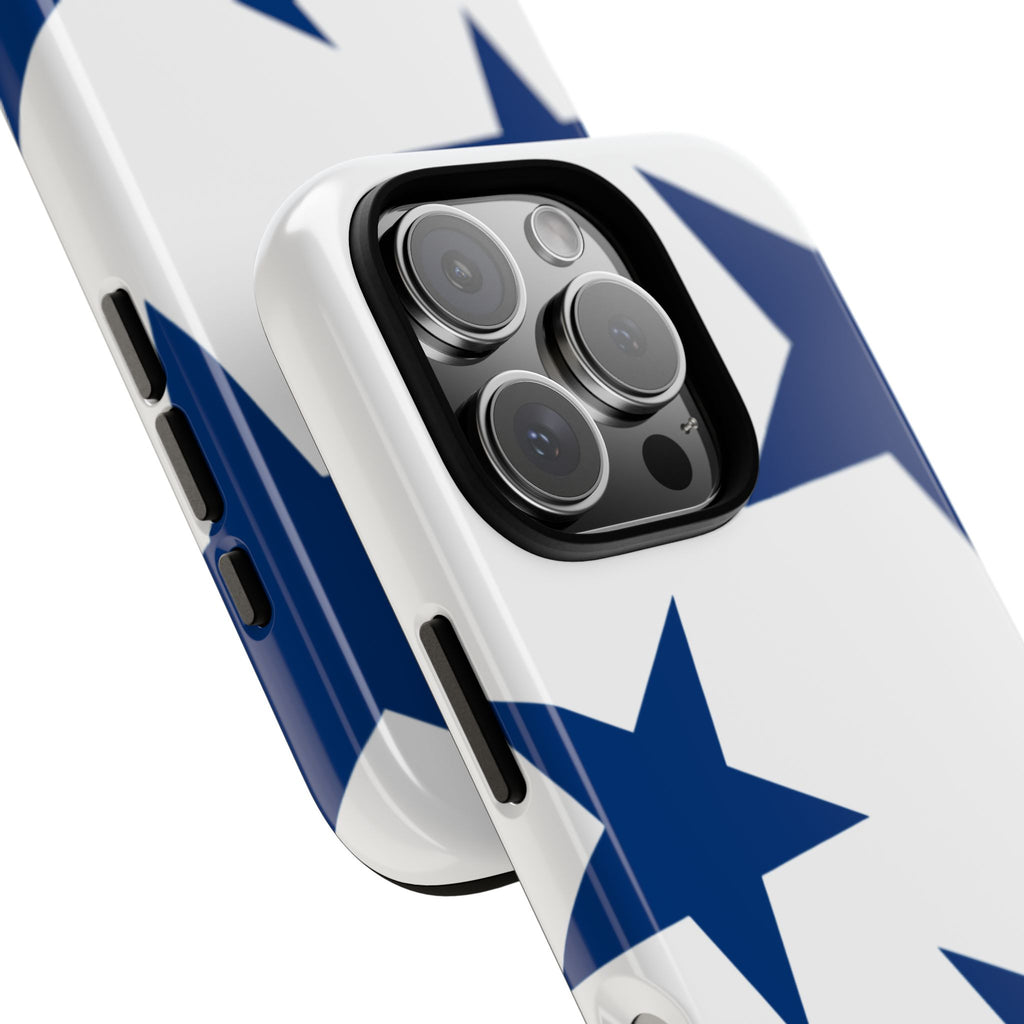 Sternenblüte (Blau in Weiß)