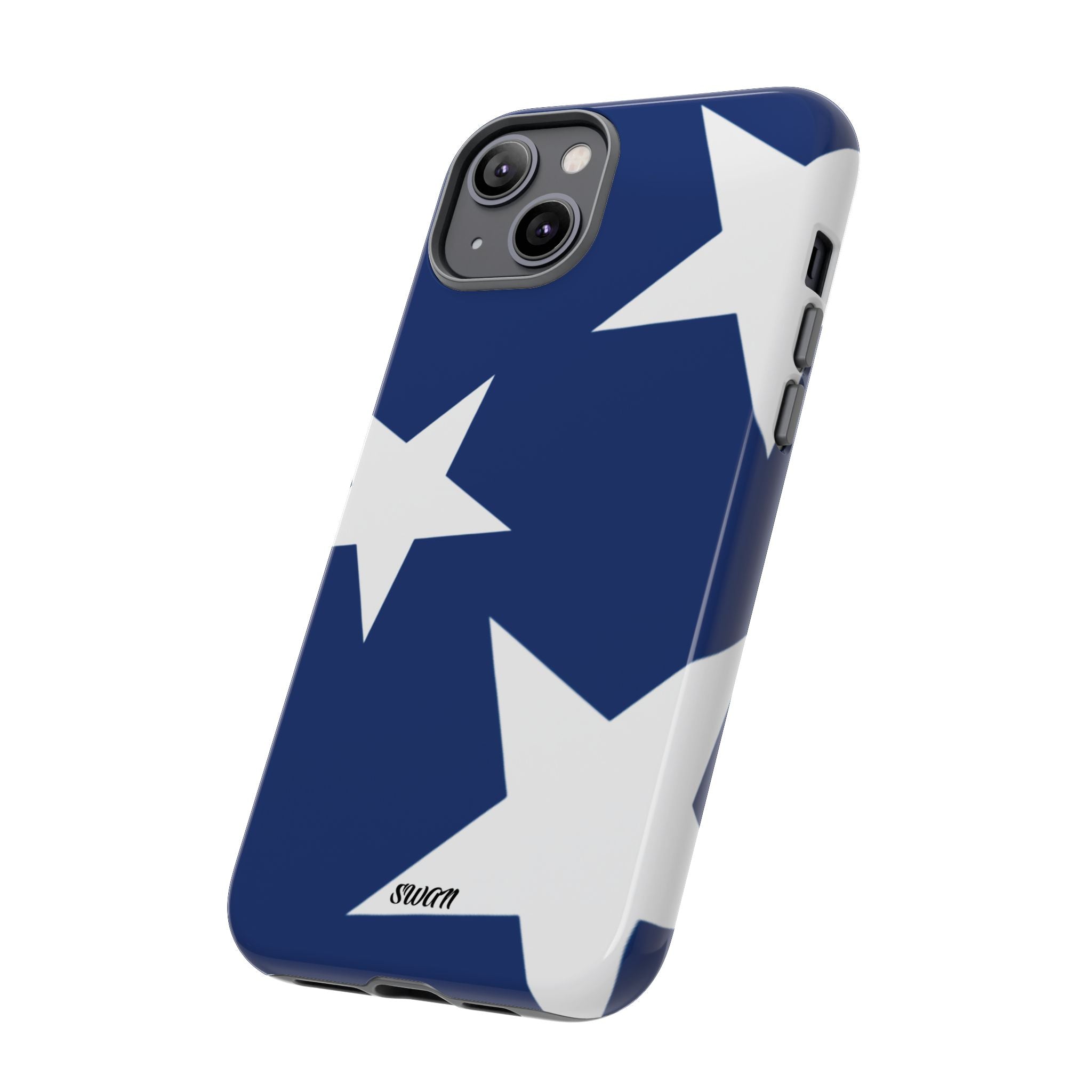 Star Bloom (White in Blue)