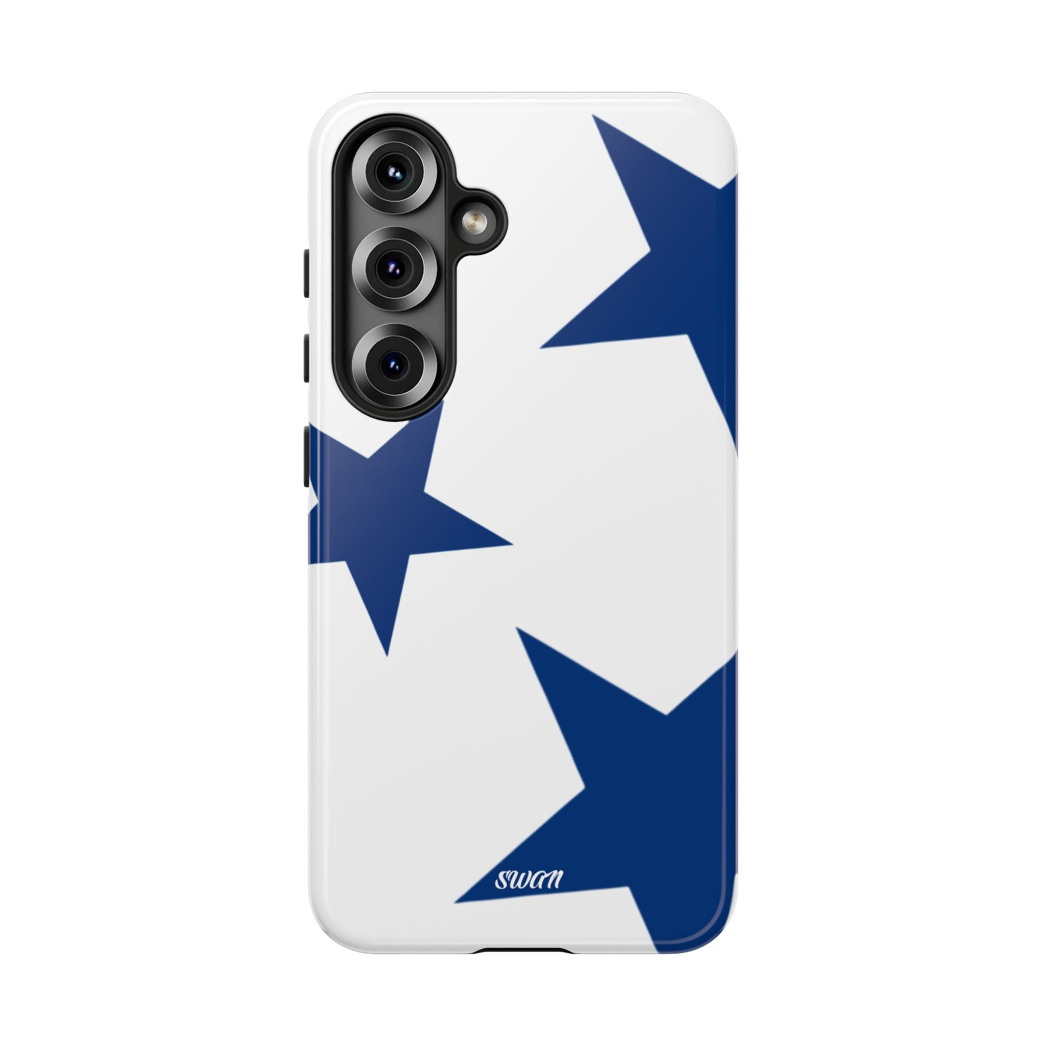 Sternenblüte (Blau in Weiß)