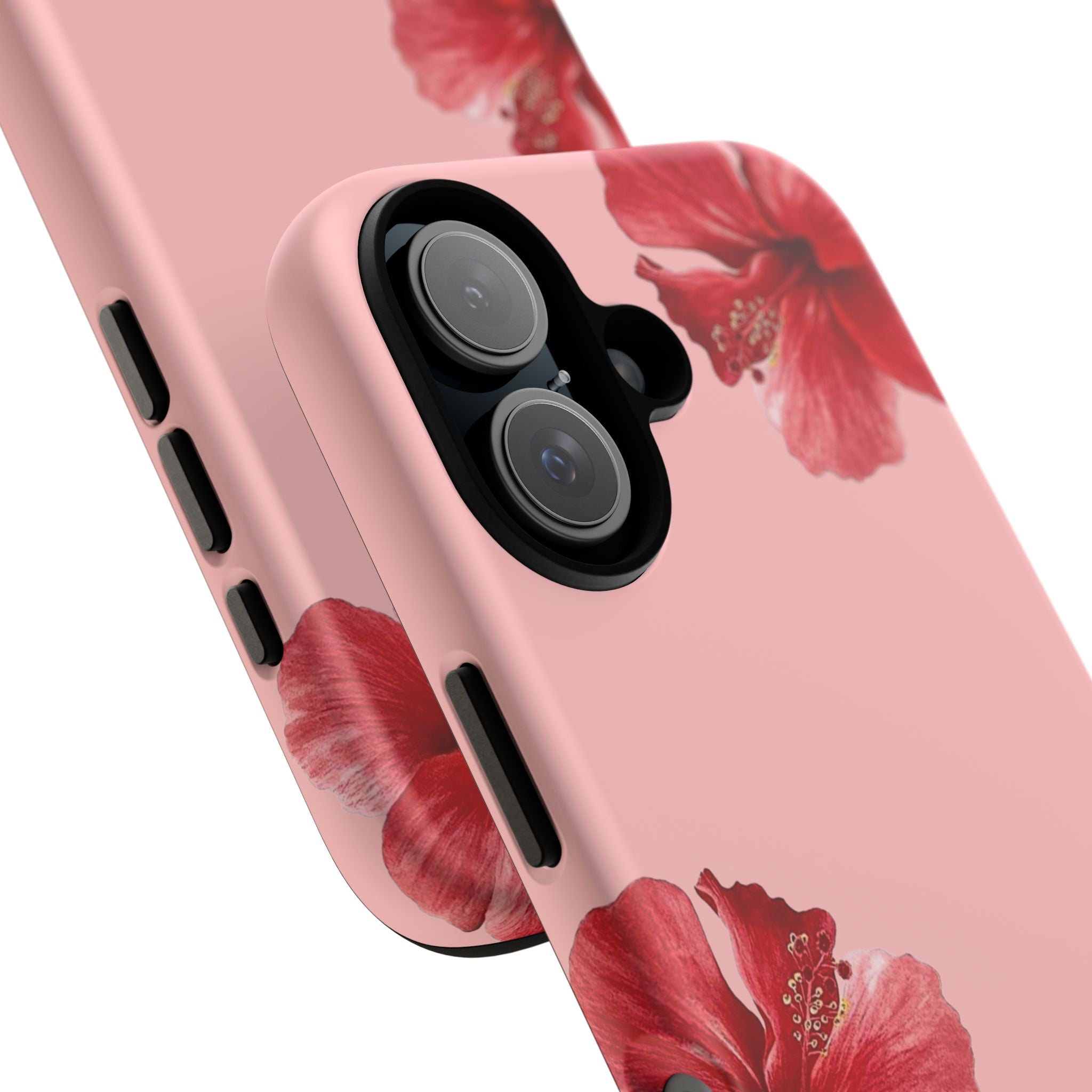 Blühender Hibiskus (Rosa)