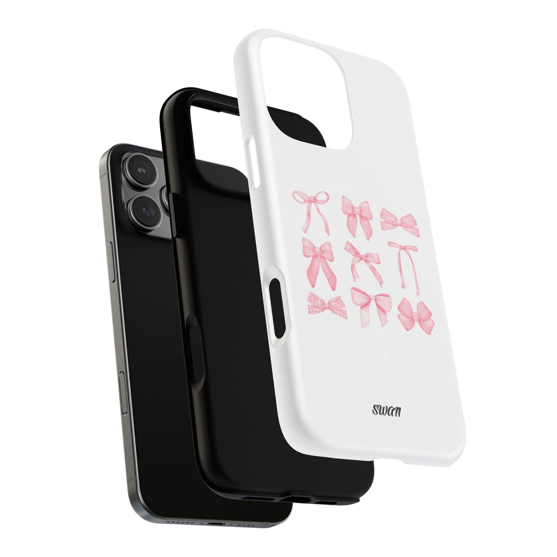 Pinky Bows (Magsafe) - Swan