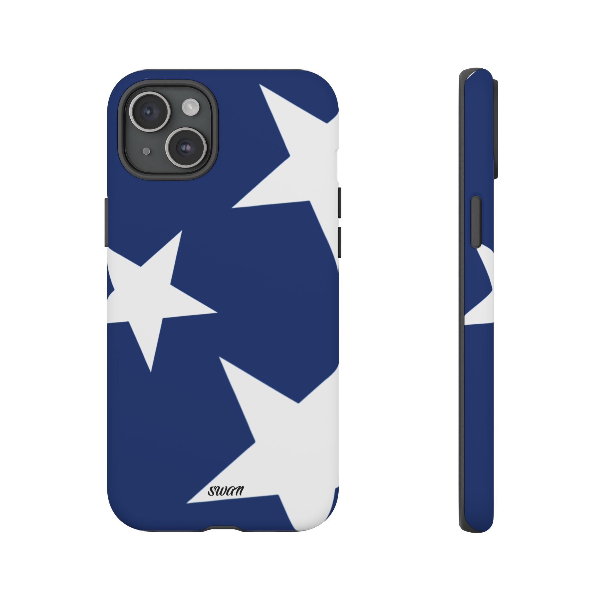 Star Bloom (White in Blue)