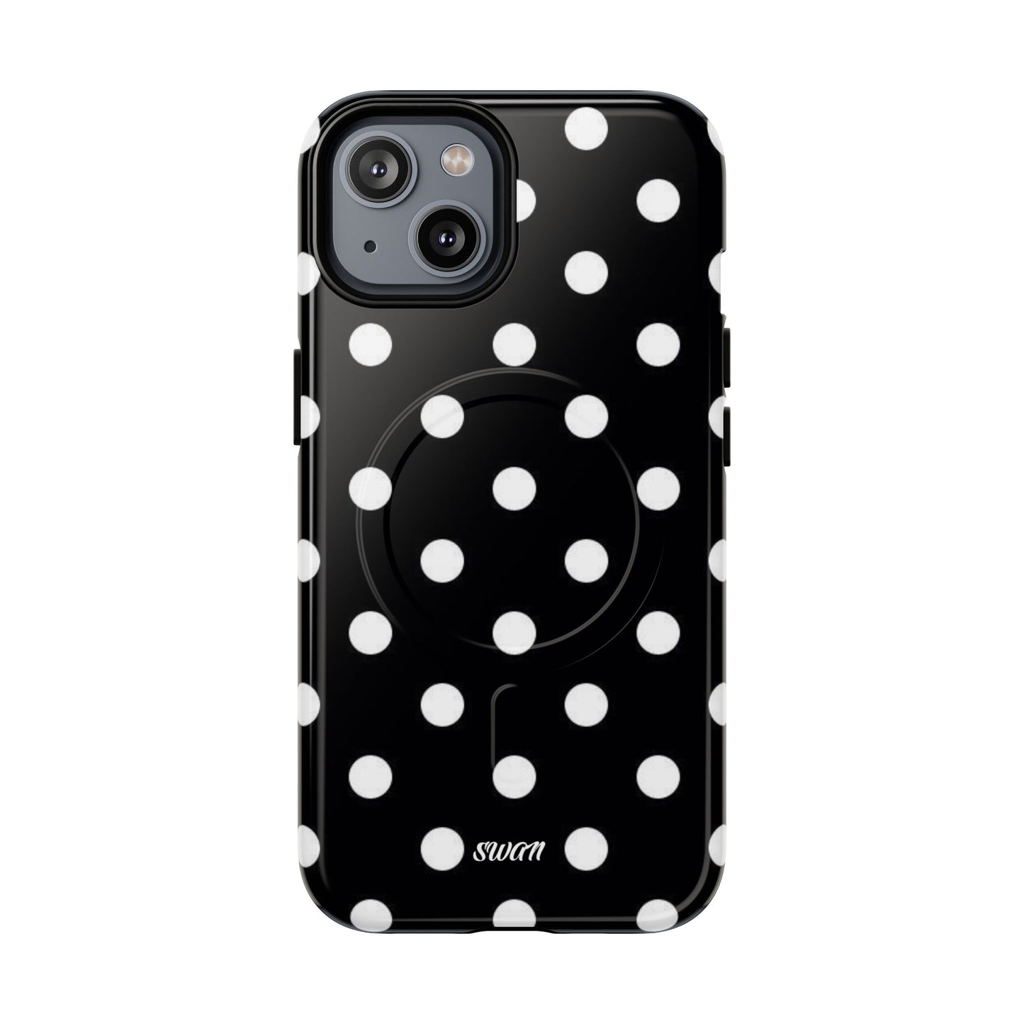 PolkaCrush BW (Magsafe) - Swan