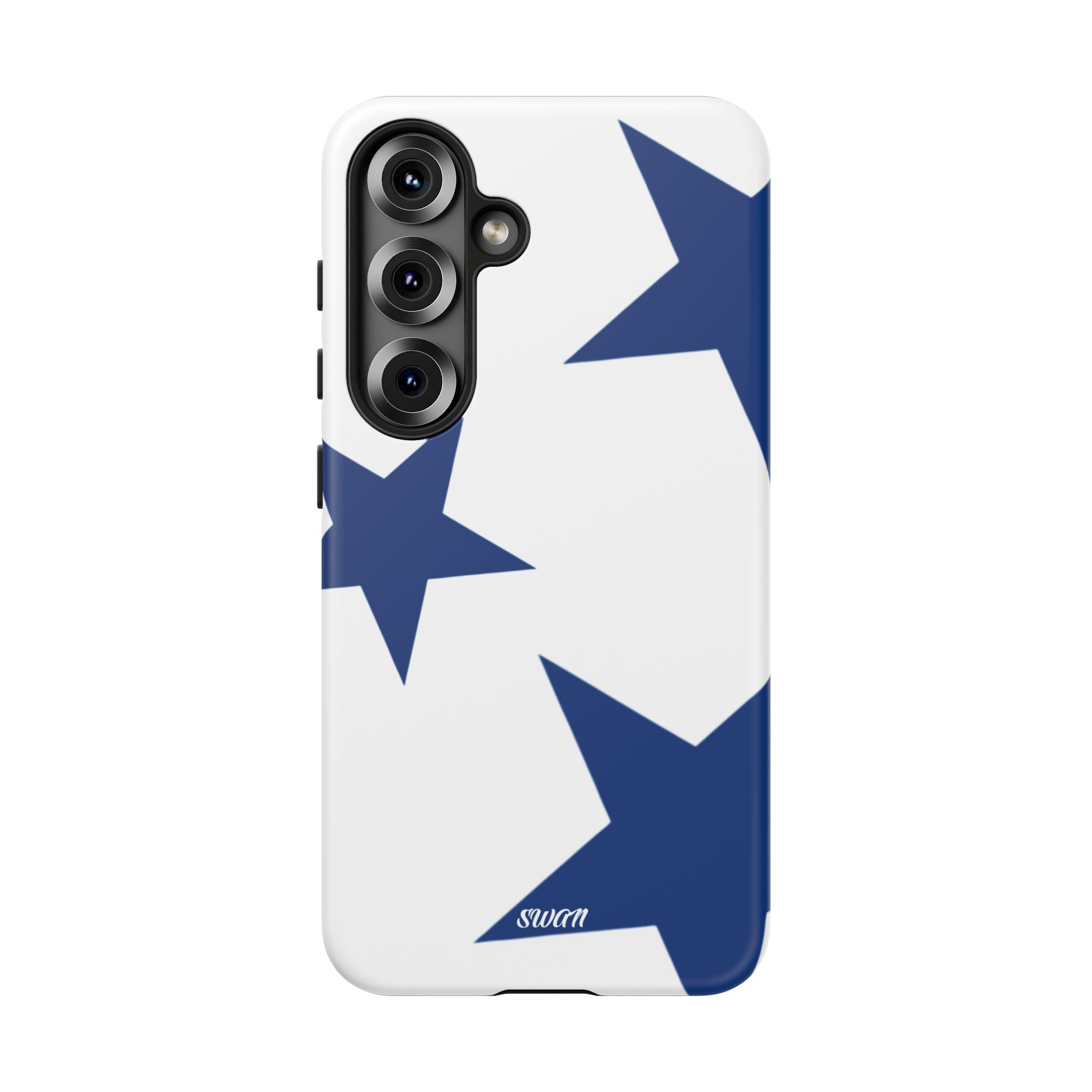 Sternenblüte (Blau in Weiß)