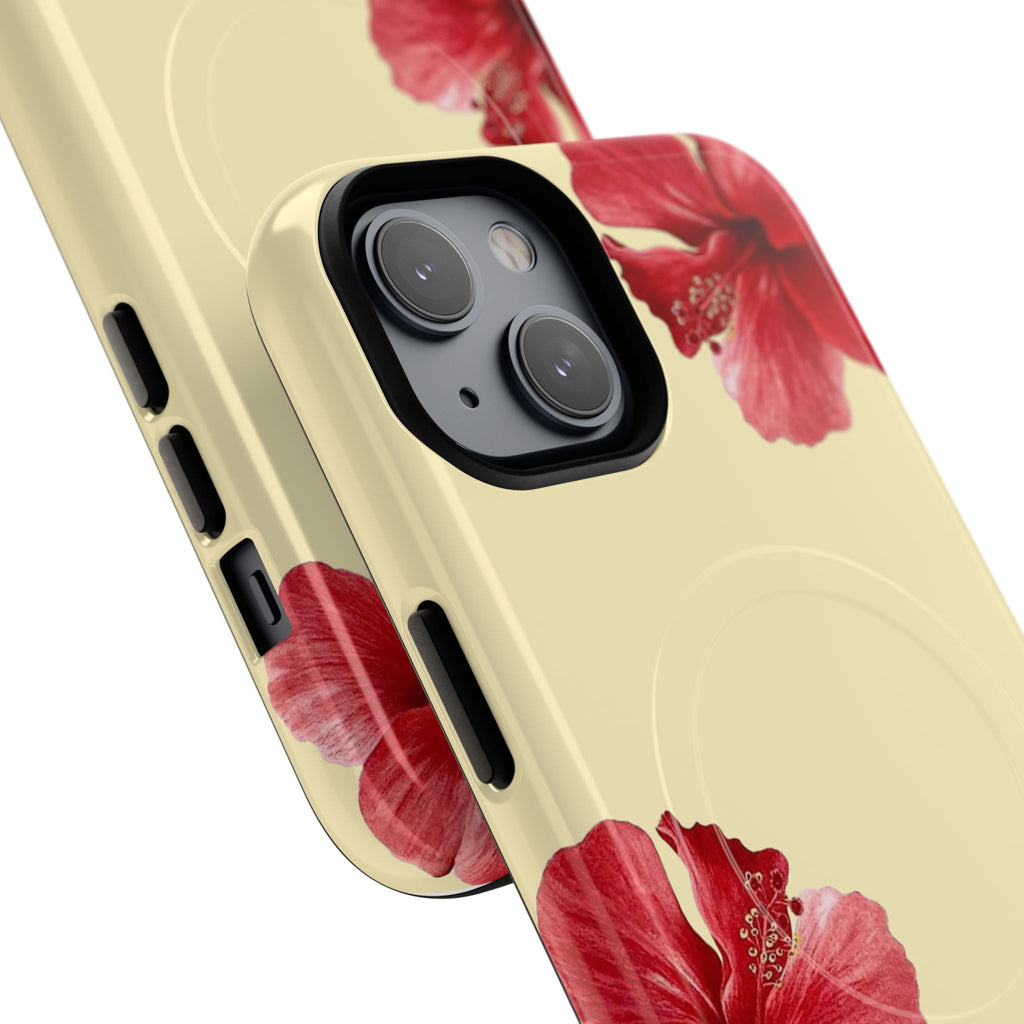 Hibiscus floral (Jaune tendre) (Magsafe)