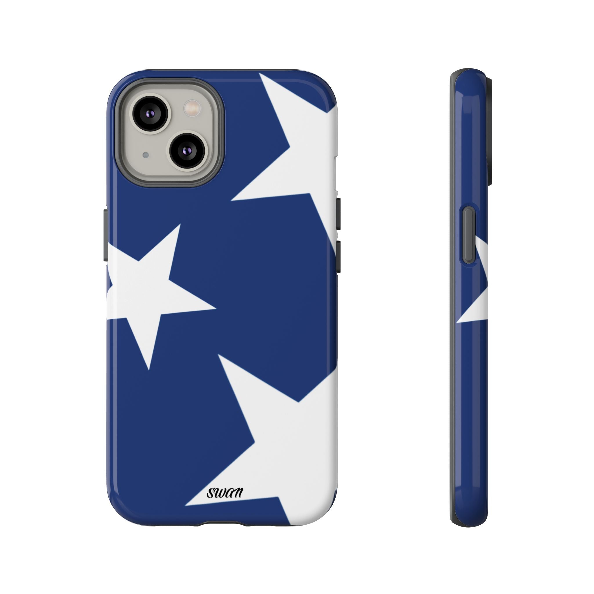 Star Bloom (White in Blue)