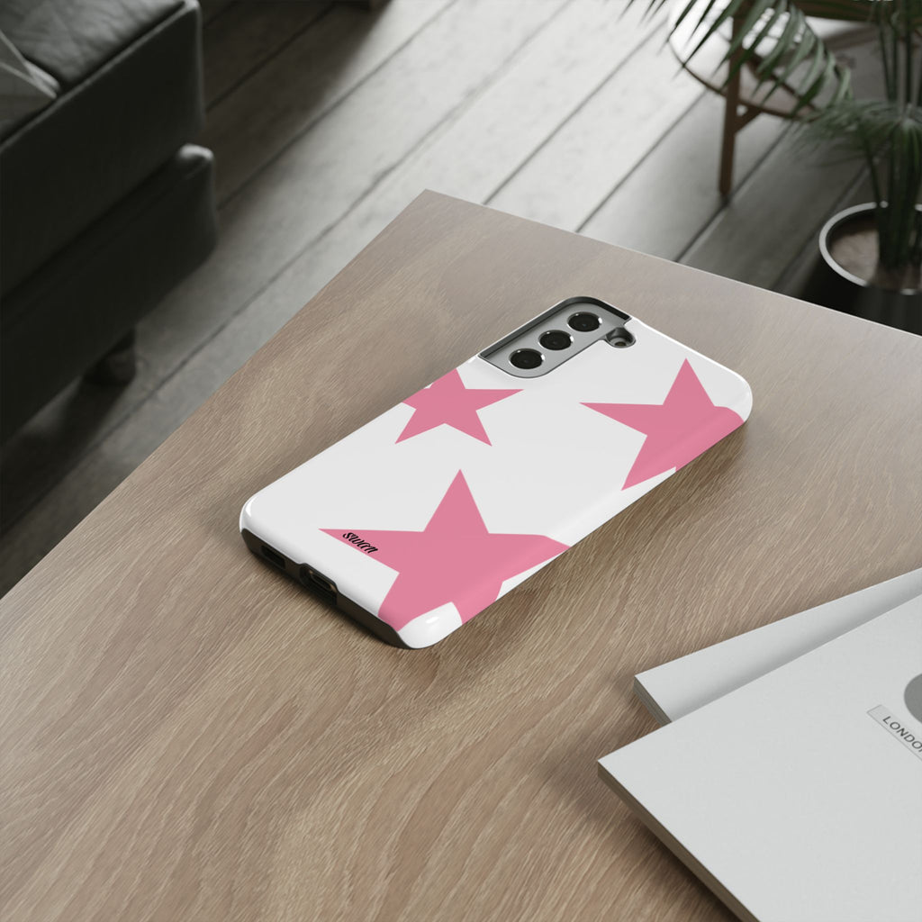 Star Bloom (Pink in White)