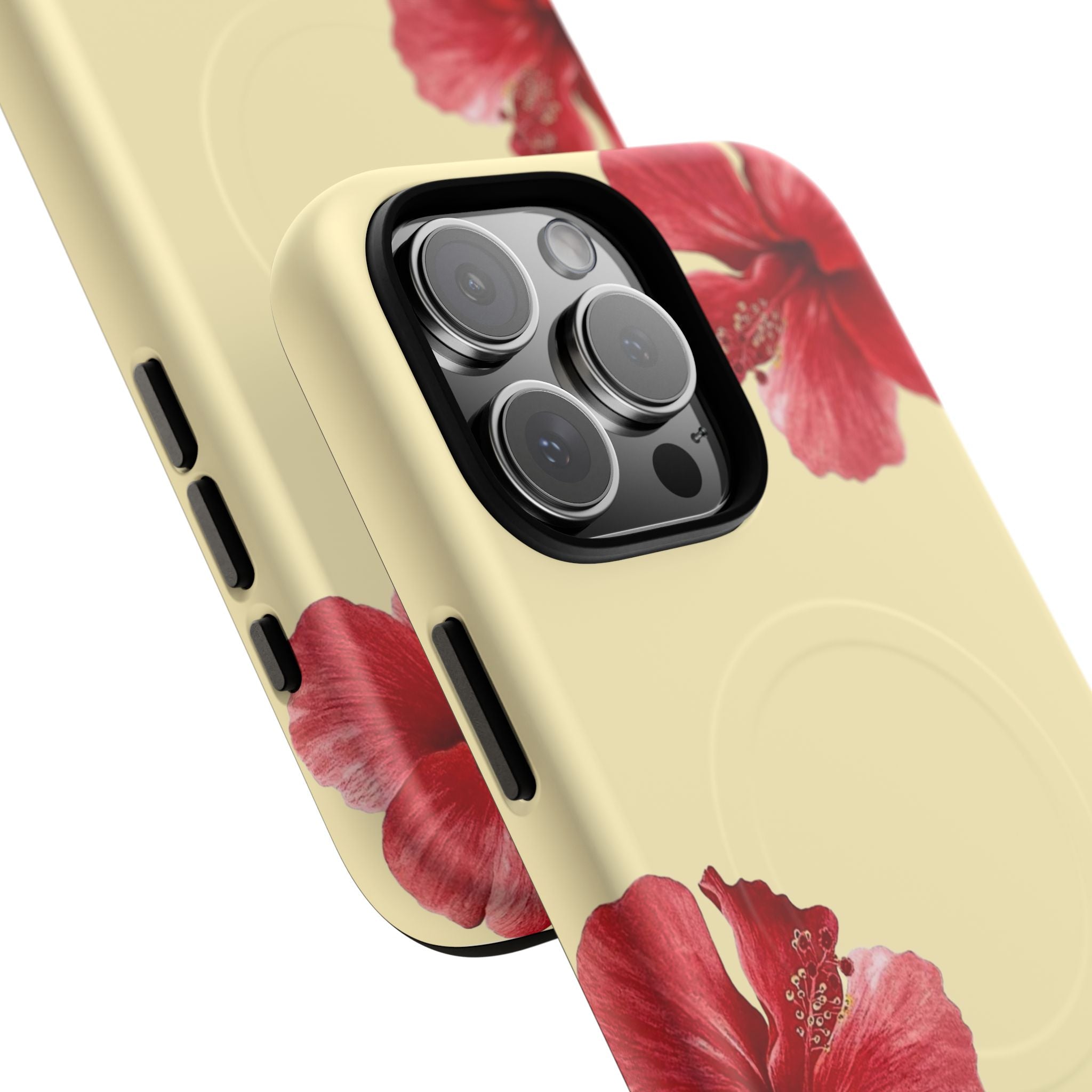 Hibiscus floral (Jaune tendre) (Magsafe)