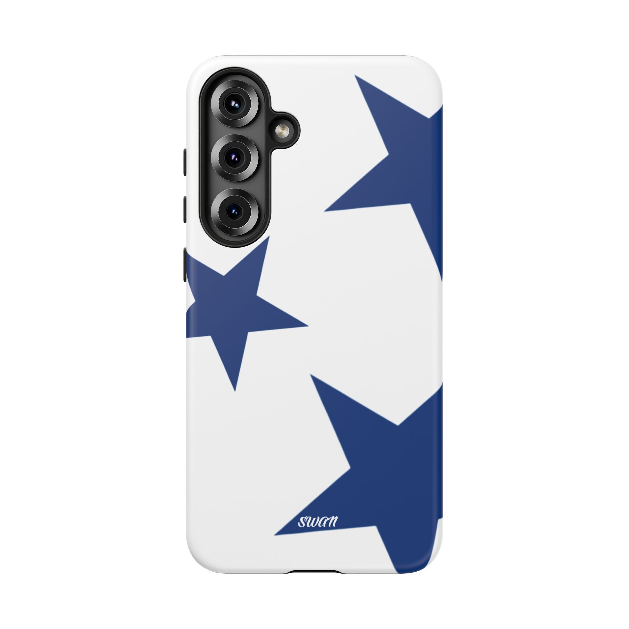 Sternenblüte (Blau in Weiß)